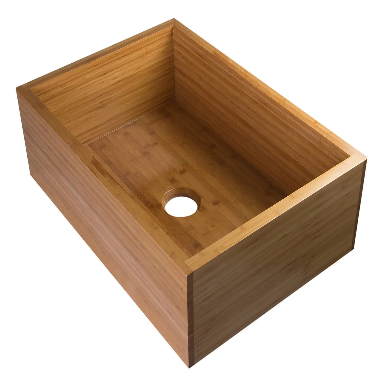 ALFI AB3021 30 inch Single Bowl Bamboo Farm Front Kitchen Sink - image 1