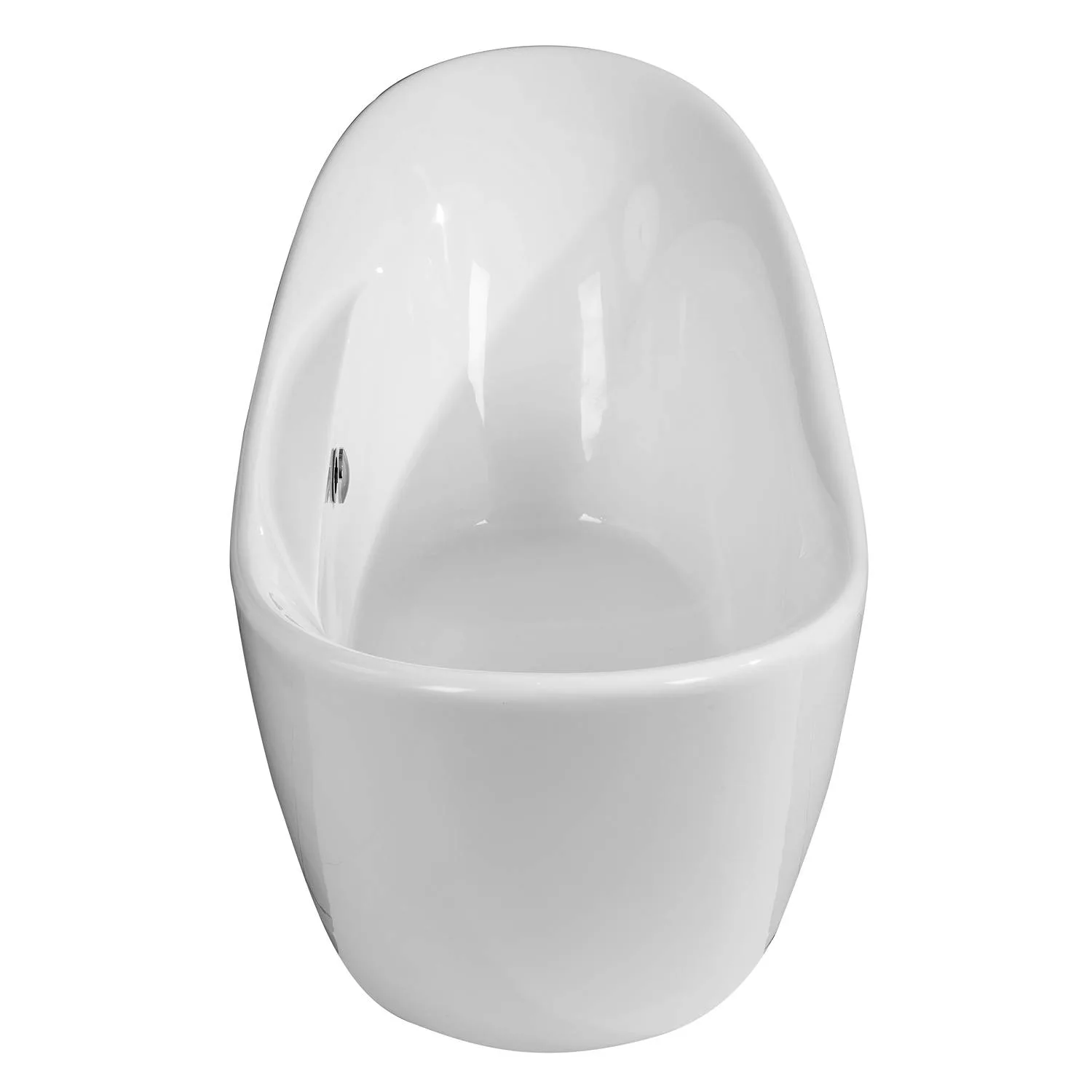 ALFI AB8803 68 inch Acrylic Oval Free Standing Soaking Bathtub - image 3