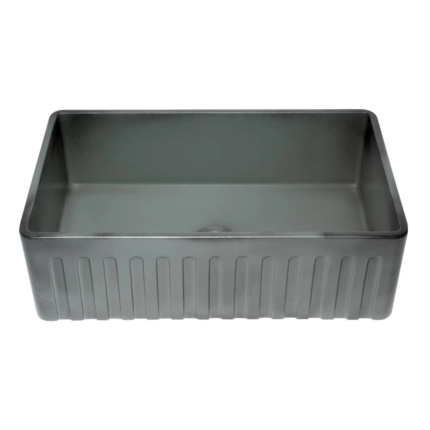 ALFI ABCO3320SB 33 inch Concrete Fireclay Farm Kitchen Sink - image 4