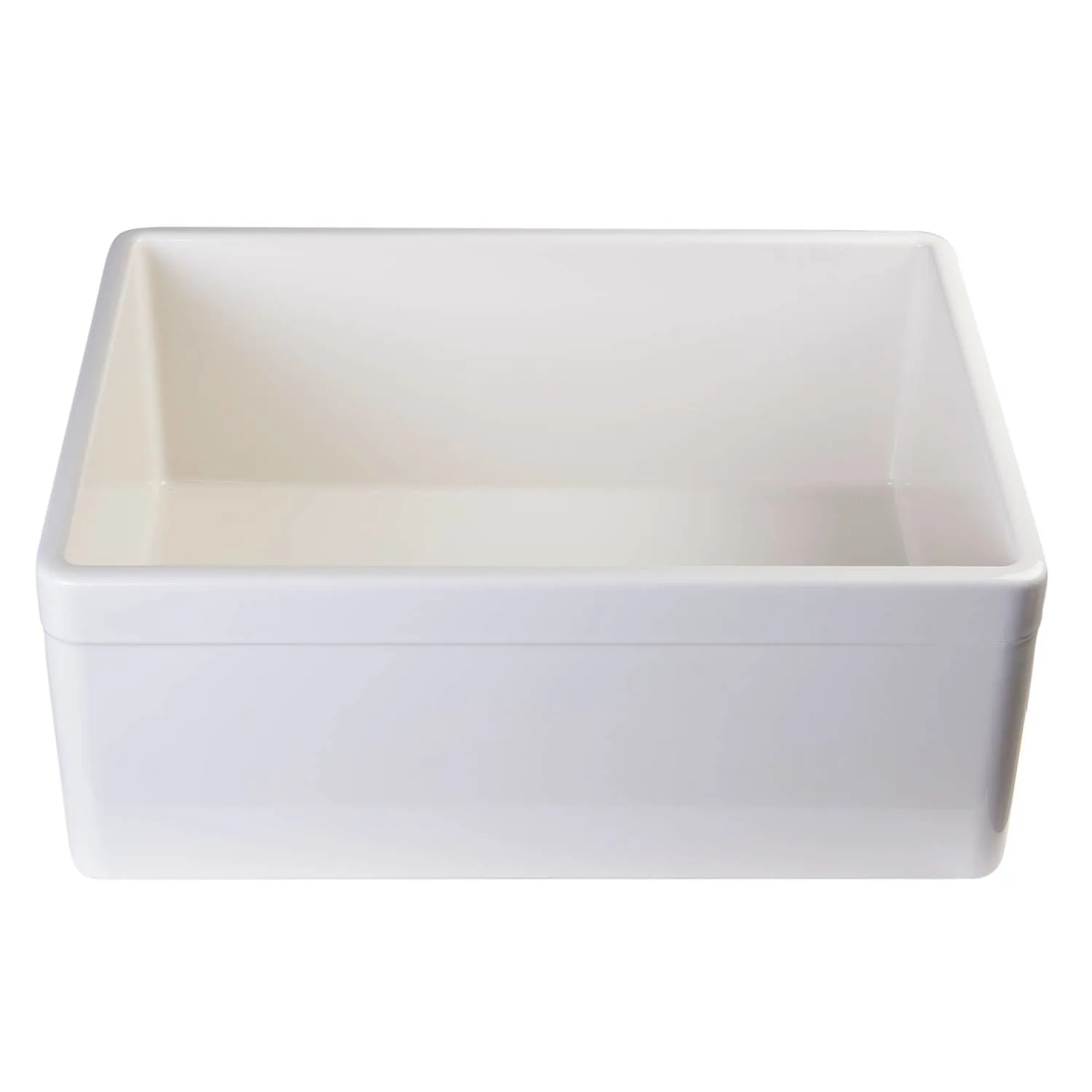 ALFI AB506 26 inch Single Bowl Fireclay Farm Kitchen Sink - image 2