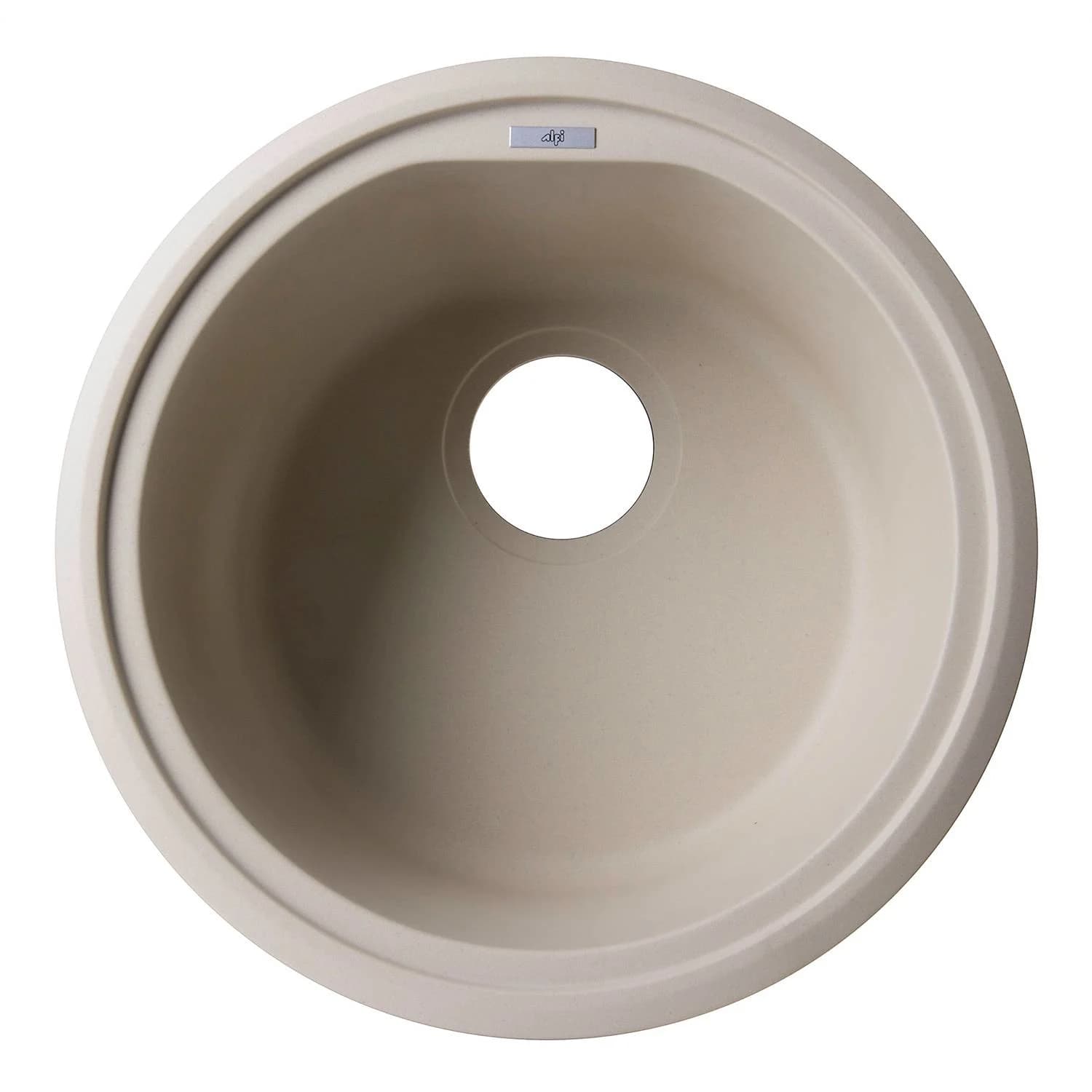 ALFI AB1717UM 17 inch Round Granite Undermount Prep Kitchen Sink - image 4