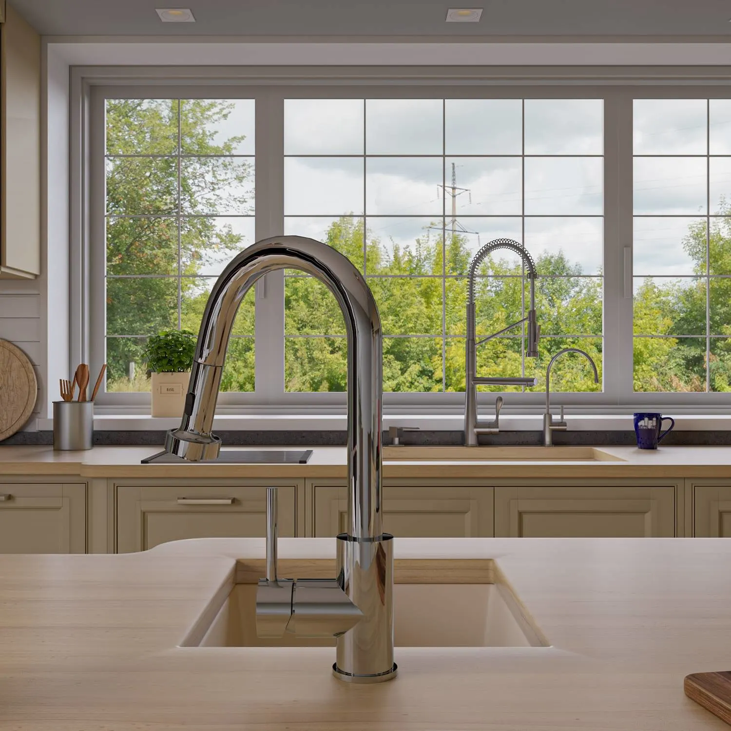 ALFI AB1720UM 17 inch Rectangular Granite Undermount Prep Kitchen Sink - image 9