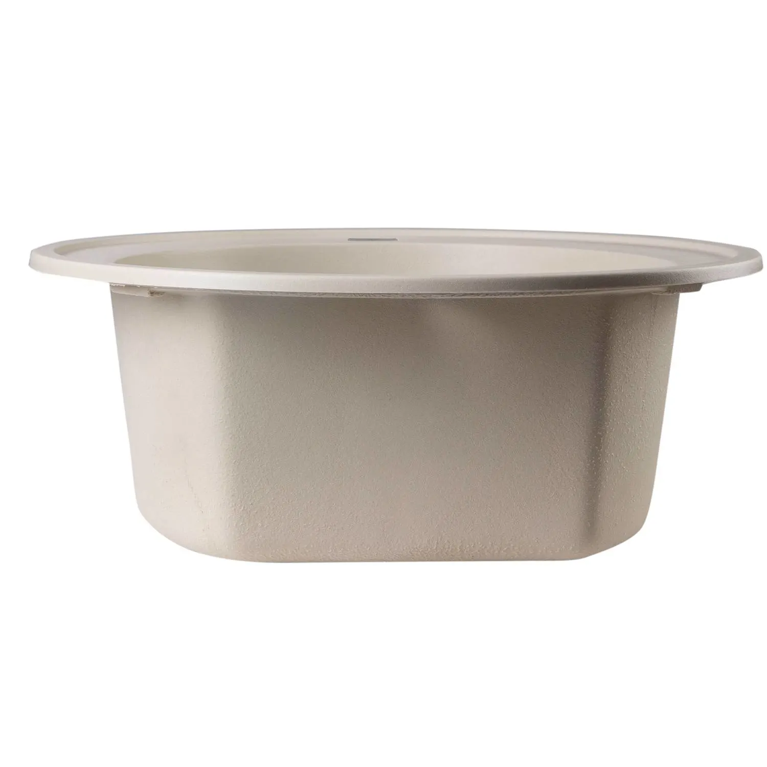 ALFI AB2020DI 20 inch Round Granite Drop-in Prep Kitchen Sink - image 4