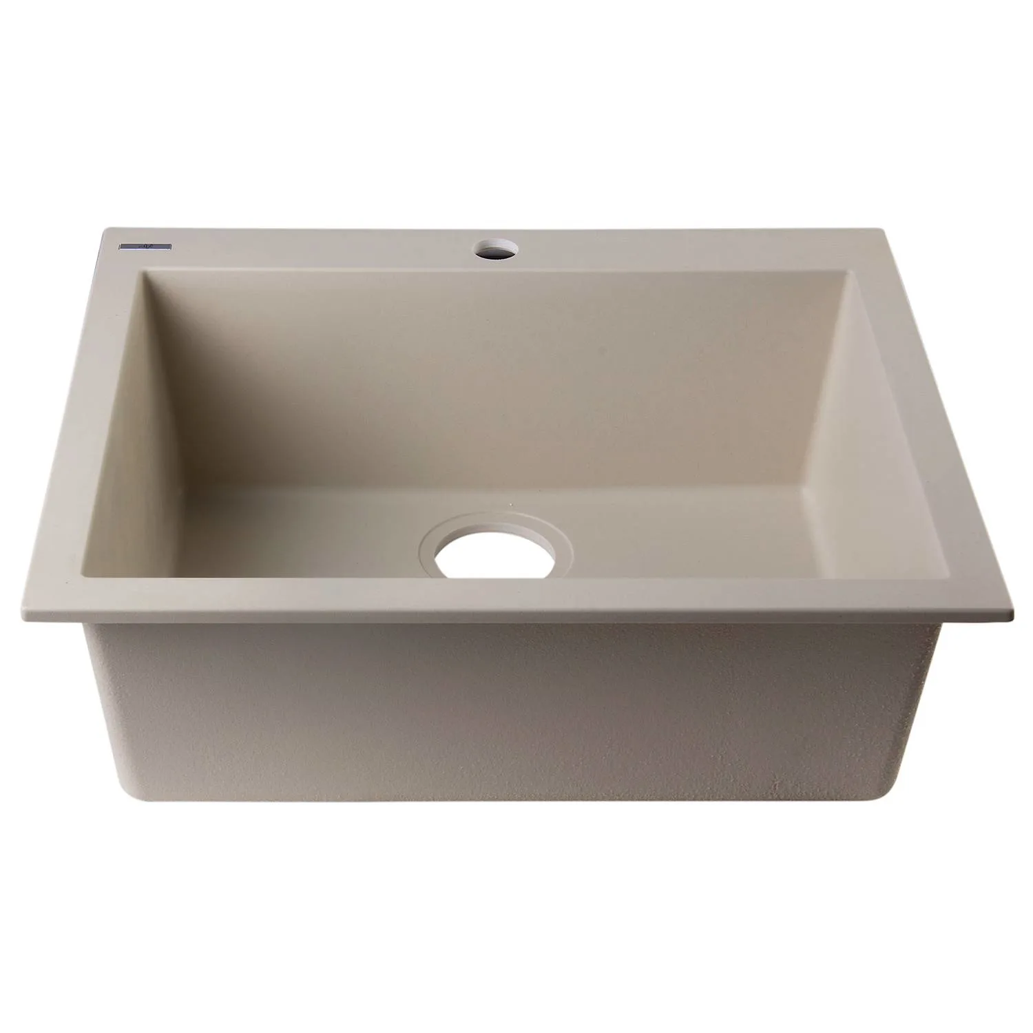 ALFI AB2420DI 24 inch Single Bowl Granite Drop-in Kitchen Sink - image 6
