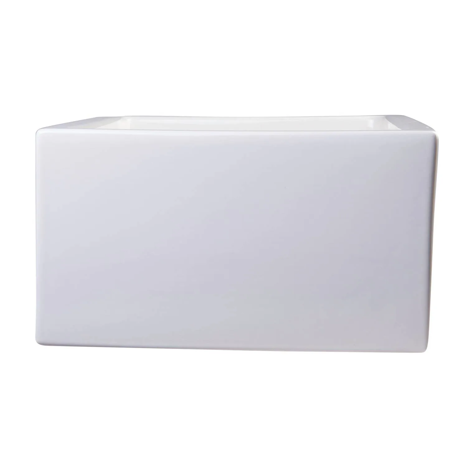ALFI AB3018SB 30 inch Smooth Single Bowl Fireclay Farm Kitchen Sink - image 4