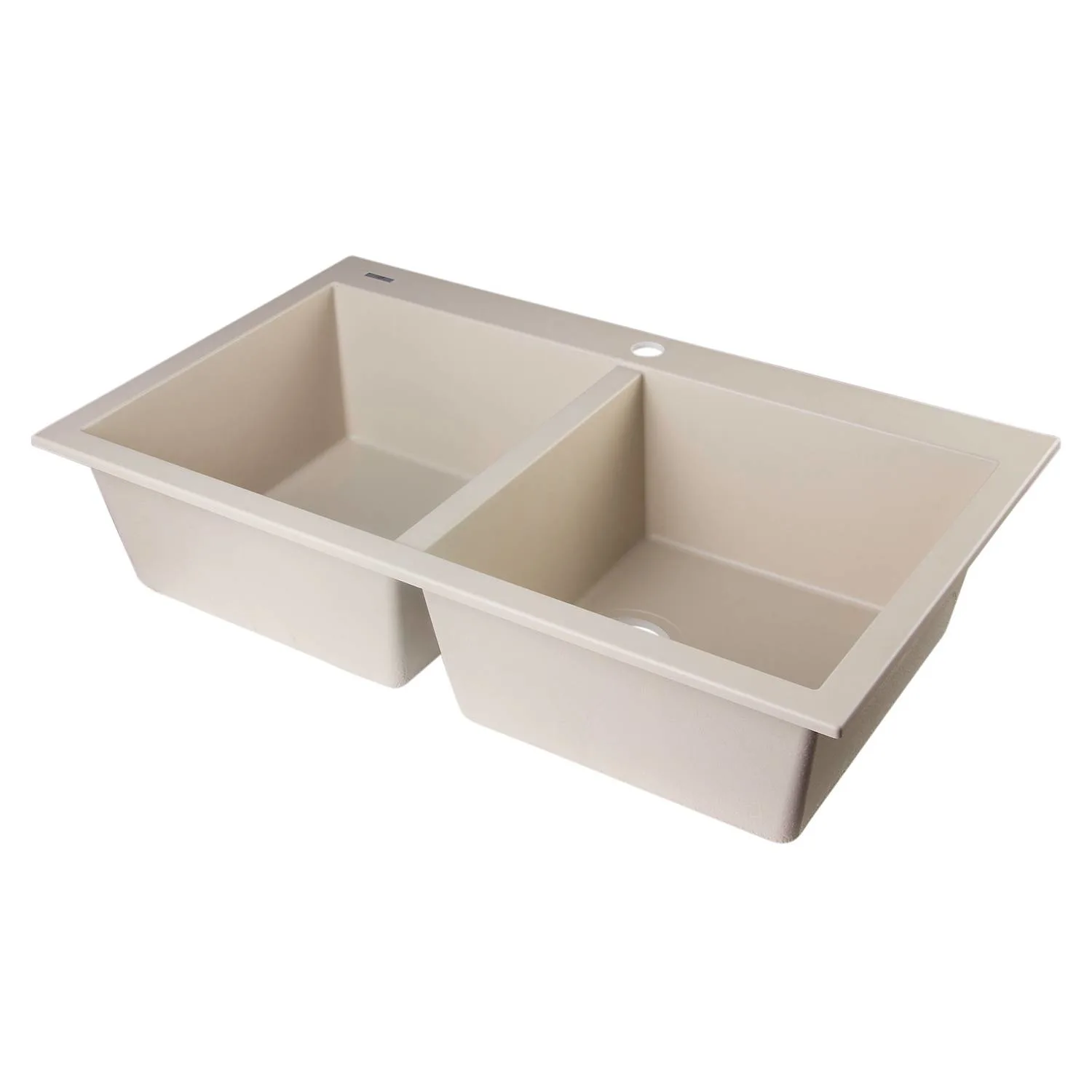 ALFI AB3420DI 34 inch Double Bowl Granite Drop-in Kitchen Sink - image 4