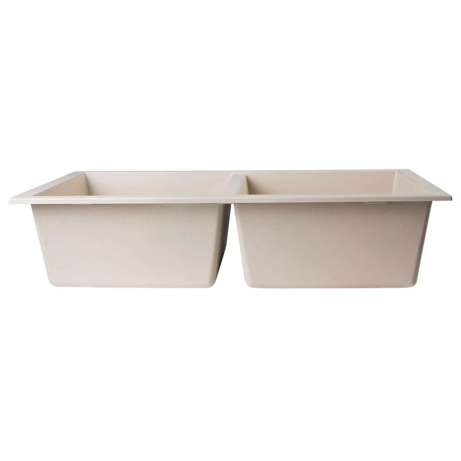 ALFI AB3420UM 34 inch Double Bowl Granite Undermount Kitchen Sink - image 2