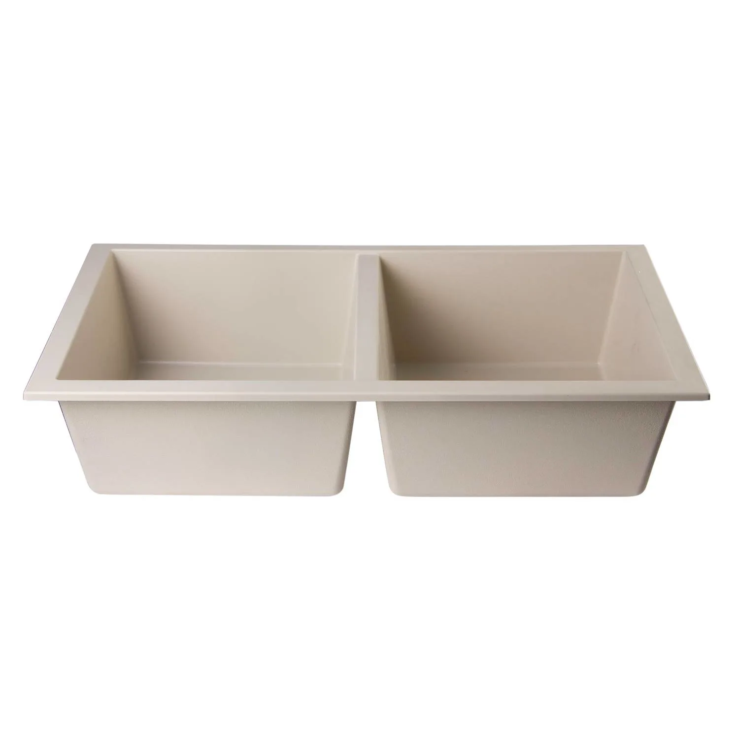 ALFI AB3420UM 34 inch Double Bowl Granite Undermount Kitchen Sink - image 4