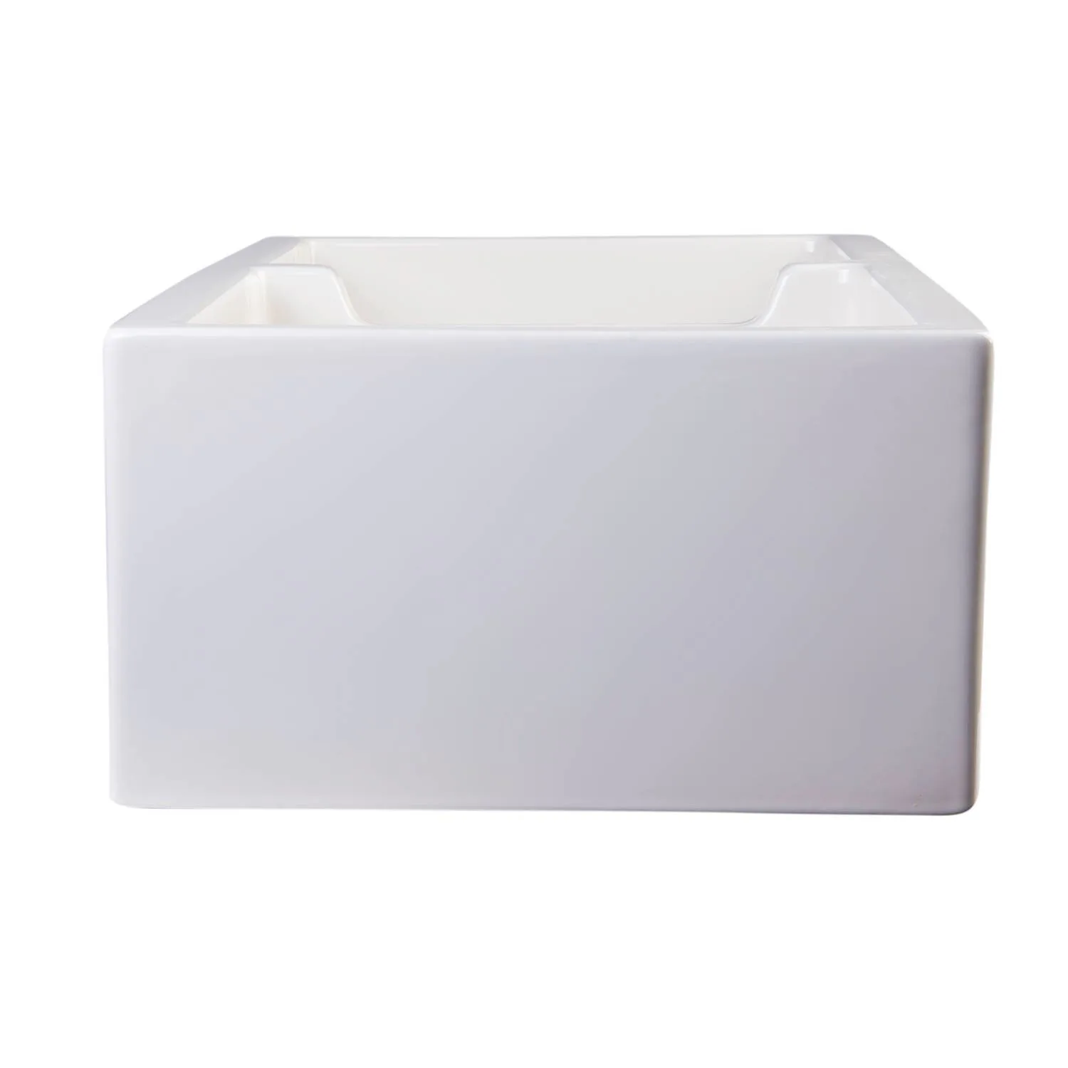 ALFI AB3618DB 36 inch Arched Double Bowl Fireclay Farm Kitchen Sink - image 2
