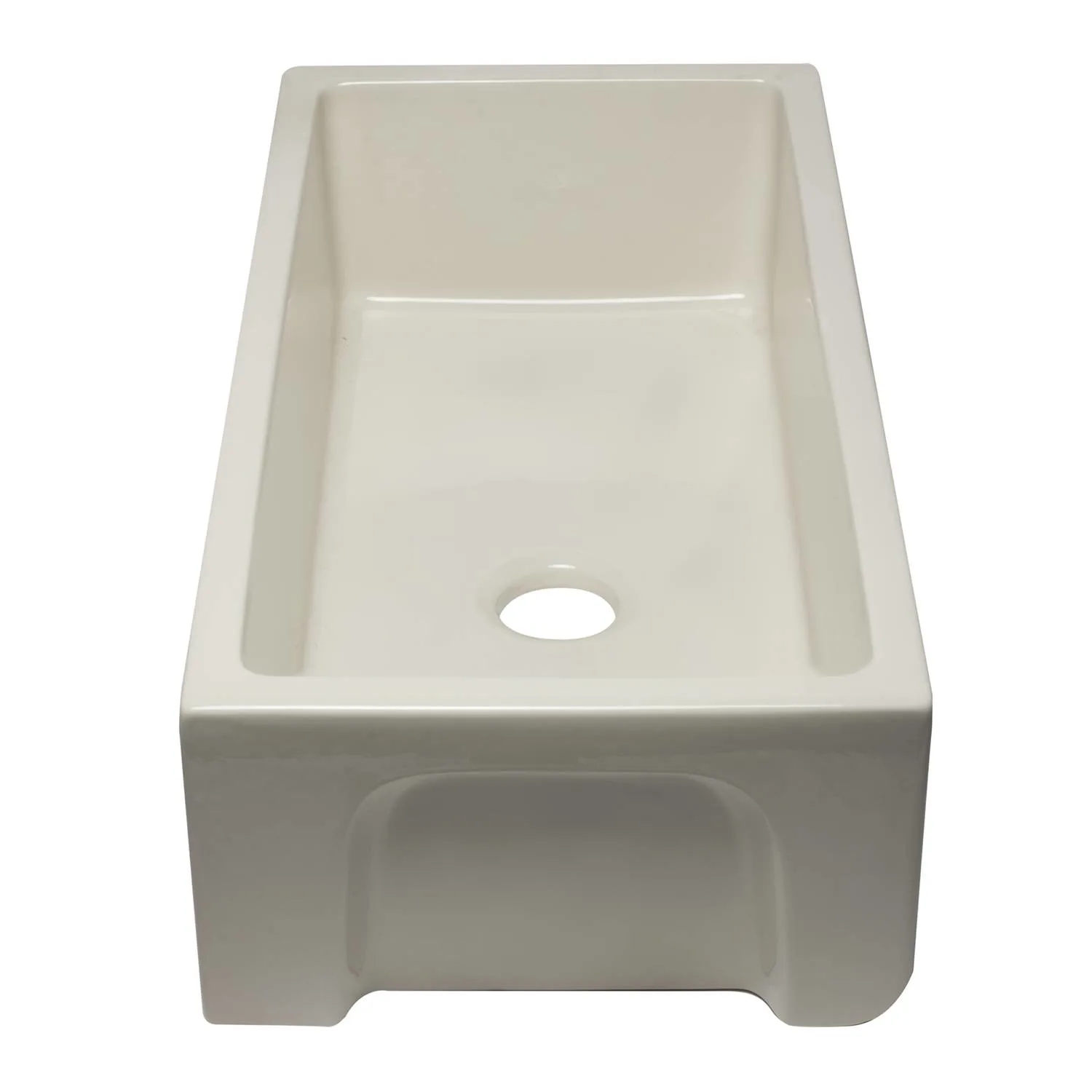 ALFI AB3618HS 36 in Reversible Single Bowl Fireclay Farm Kitchen Sink - image 4