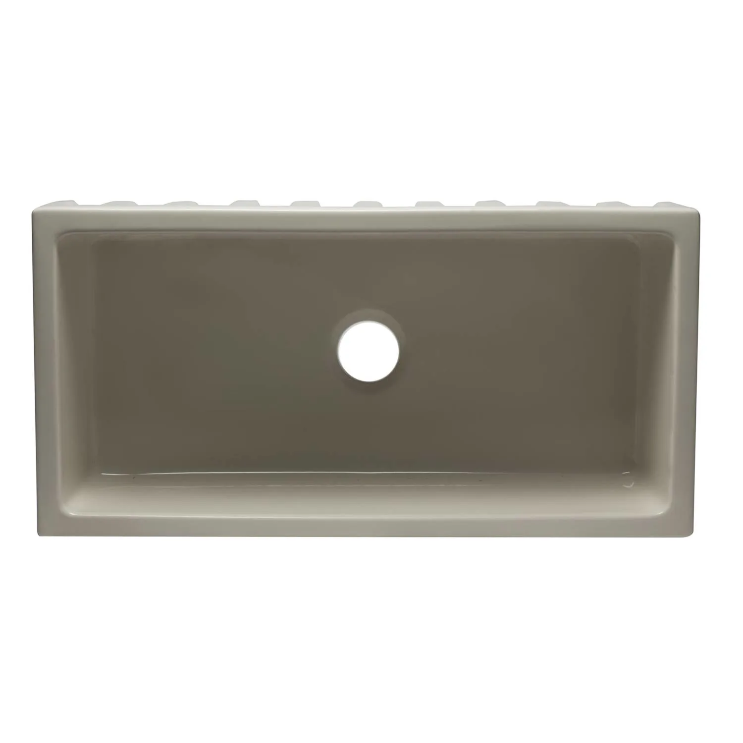 ALFI AB3618HS 36 in Reversible Single Bowl Fireclay Farm Kitchen Sink - image 8