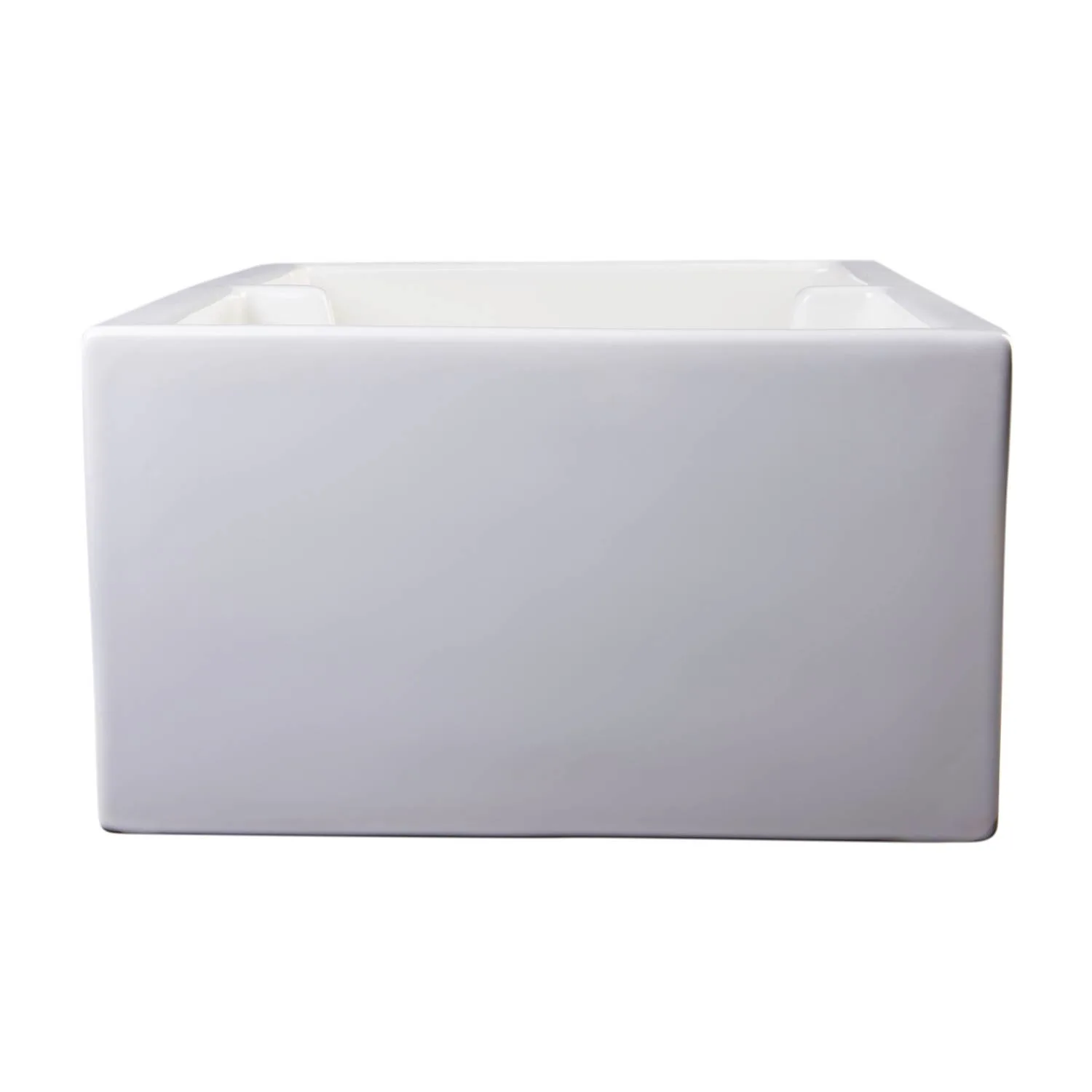 ALFI AB3918DB 39 inch Smooth Double Bowl Fireclay Farm Kitchen Sink - image 3