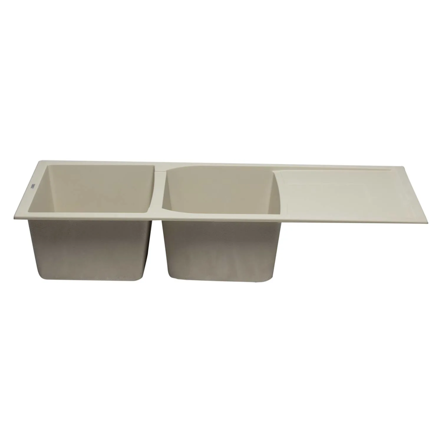 ALFI AB4620DI 46 inch Double Bowl Granite Kitchen Sink With Drainboard - image 3