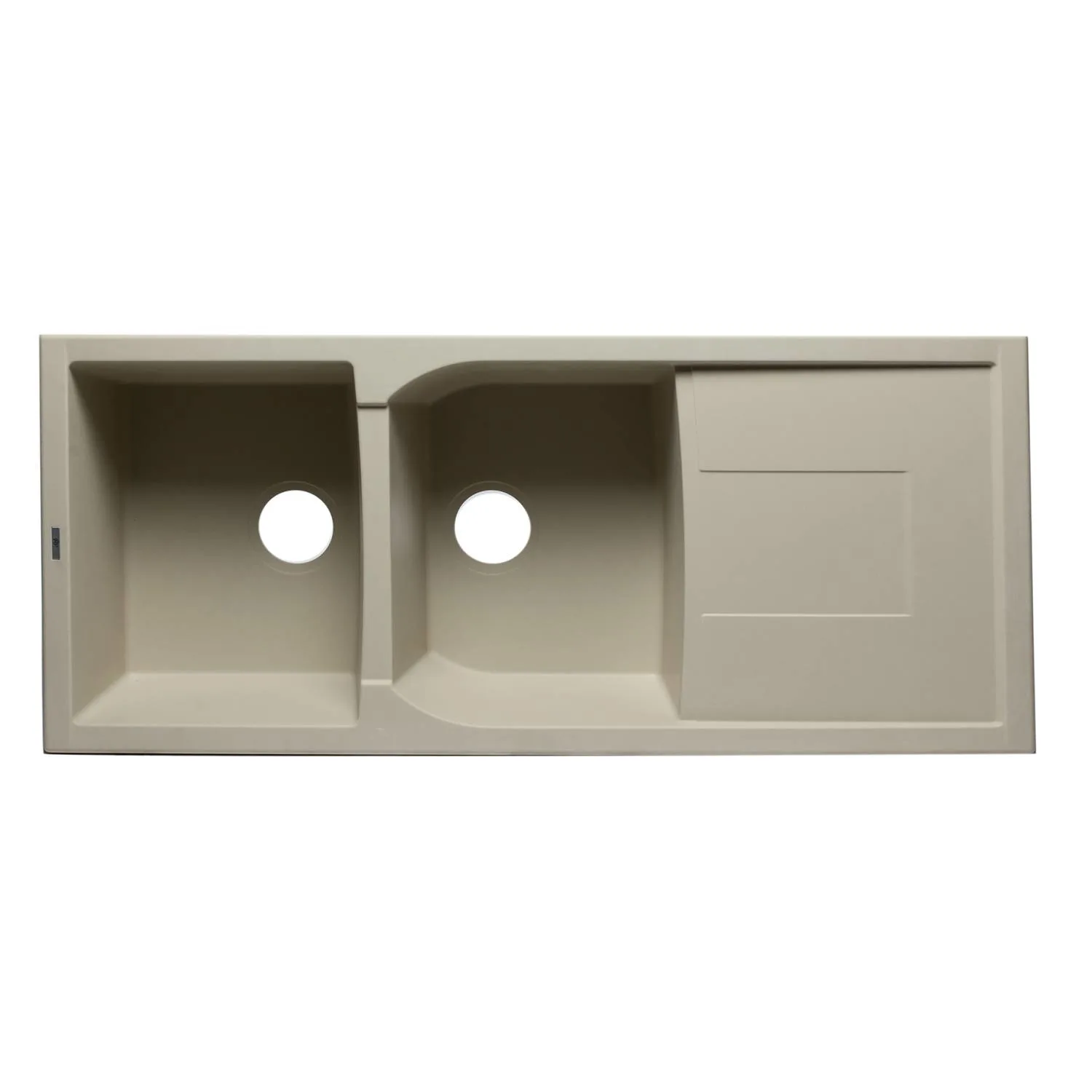 ALFI AB4620DI 46 inch Double Bowl Granite Kitchen Sink With Drainboard - image 5