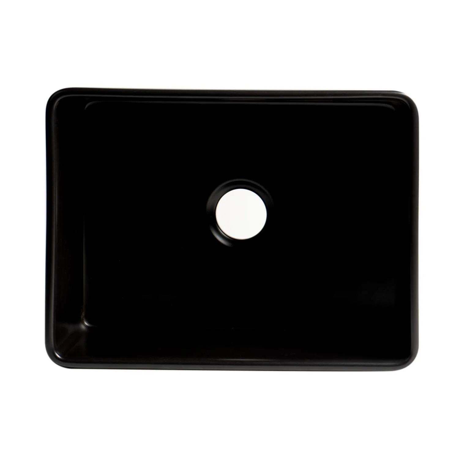 ALFI ABF2418 24 inch Smooth Single Bowl Fireclay Farm Kitchen Sink - image 2
