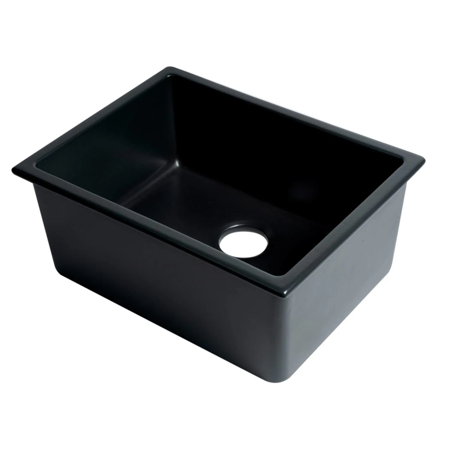 ALFI AB2418UD 24 inch Fireclay Undermount / Drop-in Kitchen Sink - image 1