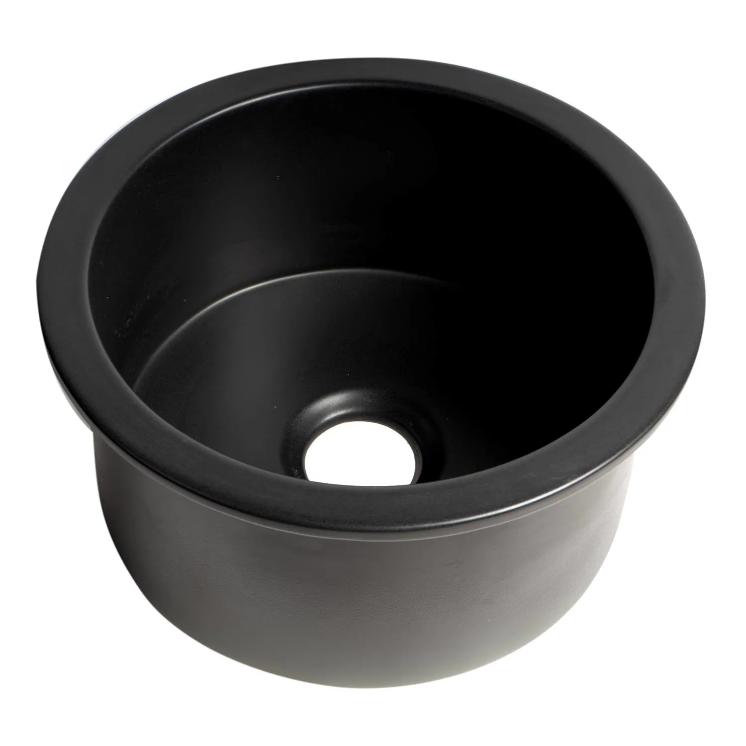 ALFI ABF1818R 18 in Round Fireclay Reversible Prep Kitchen Sink - image 2