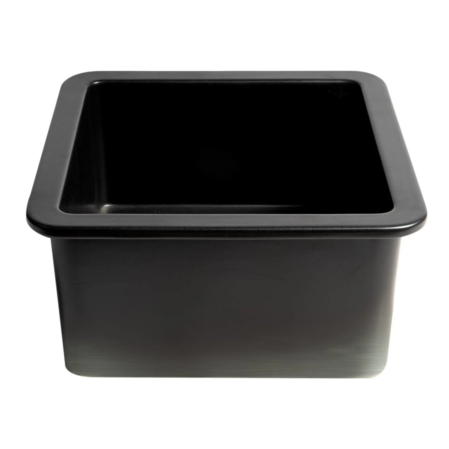 ALFI ABF1818S 18 in Square Fireclay Reversible Prep Kitchen Sink - image 4