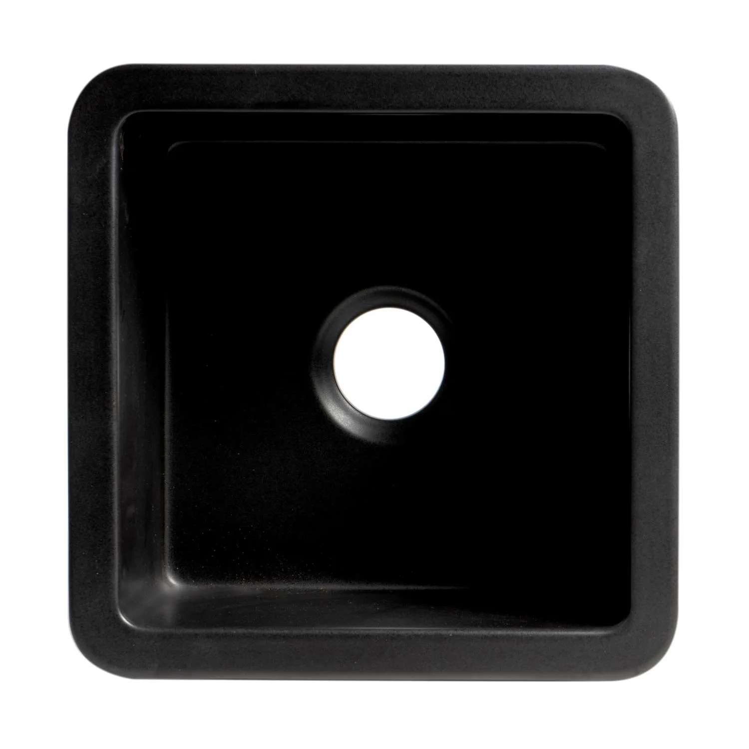 ALFI ABF1818S 18 in Square Fireclay Reversible Prep Kitchen Sink - image 5