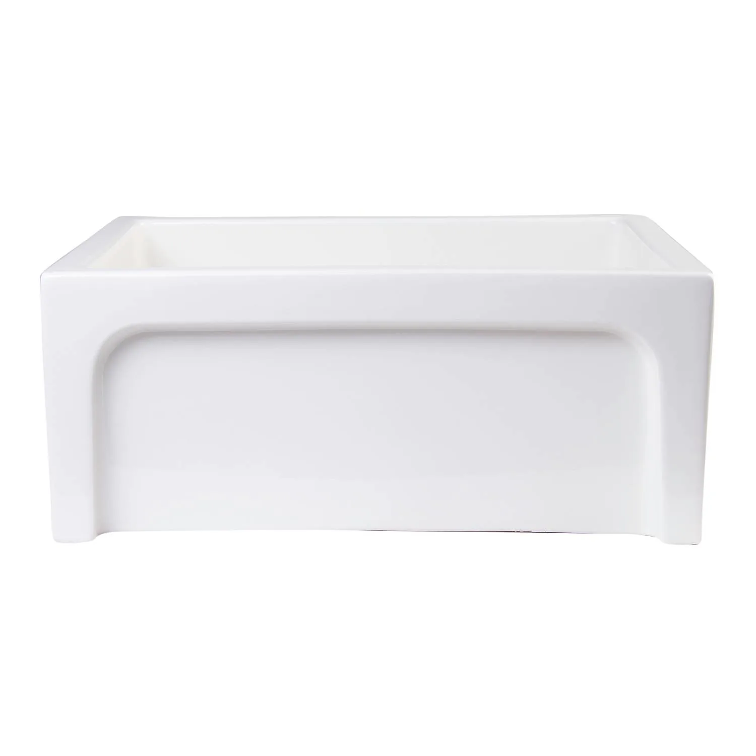 ALFI AB2418ARCH 24 inch Arched Single Bowl Fireclay Farm Kitchen Sink - image 3