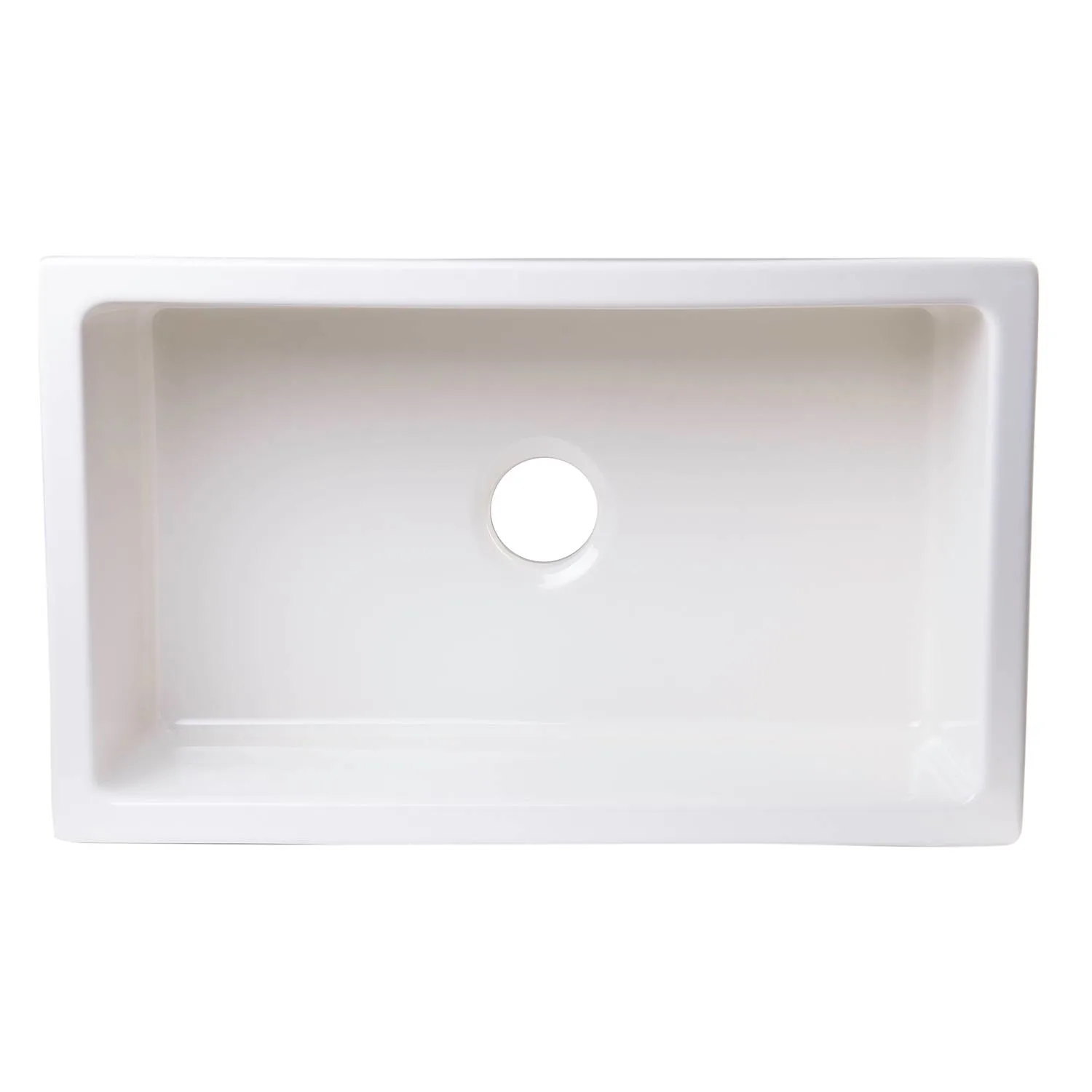 ALFI AB3018ARCH 30 inch Arched Single Bowl Fireclay Farm Kitchen Sink - image 3