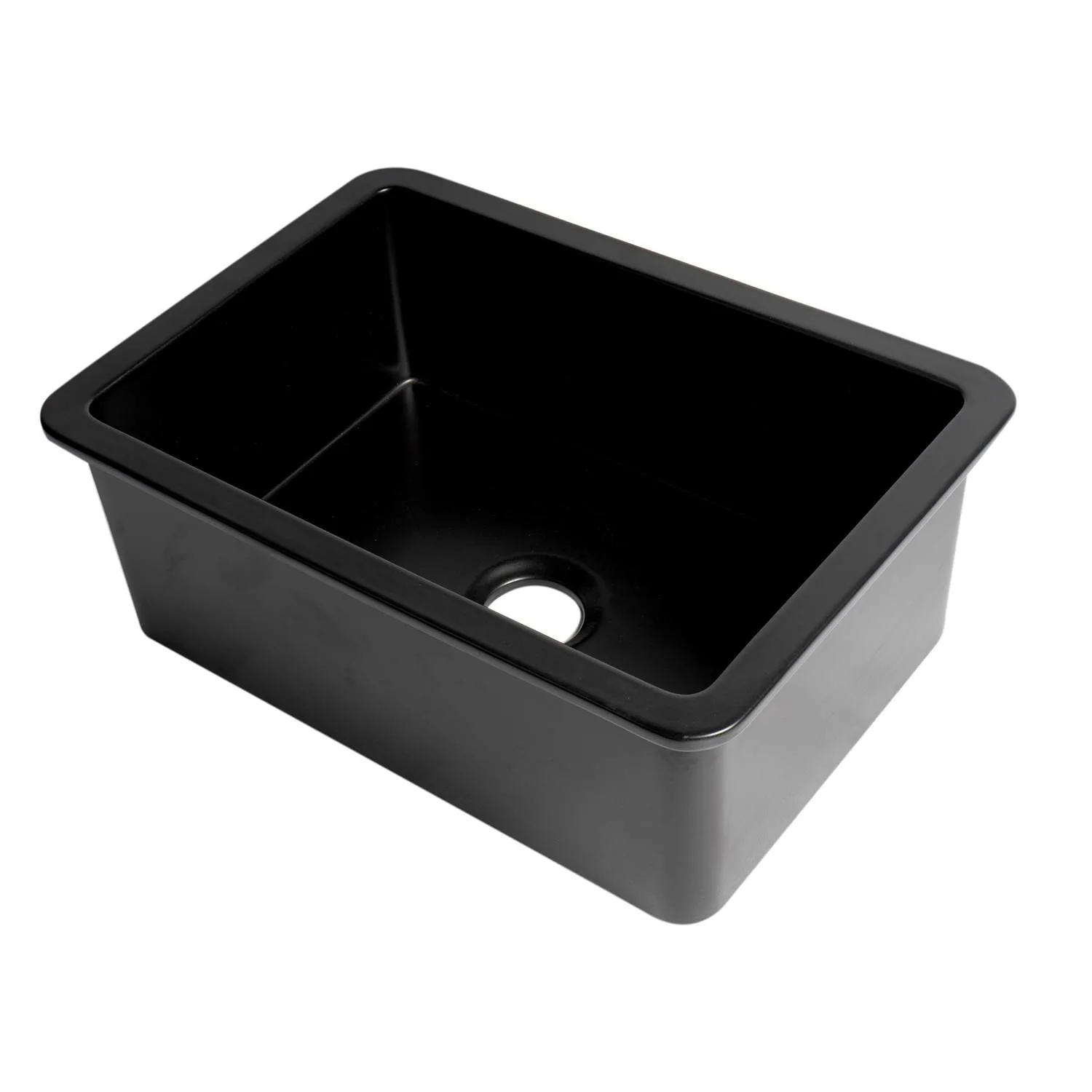 ALFI ABF2718UD 27 inch Fireclay Undermount / Drop-in Kitchen Sink - image 1