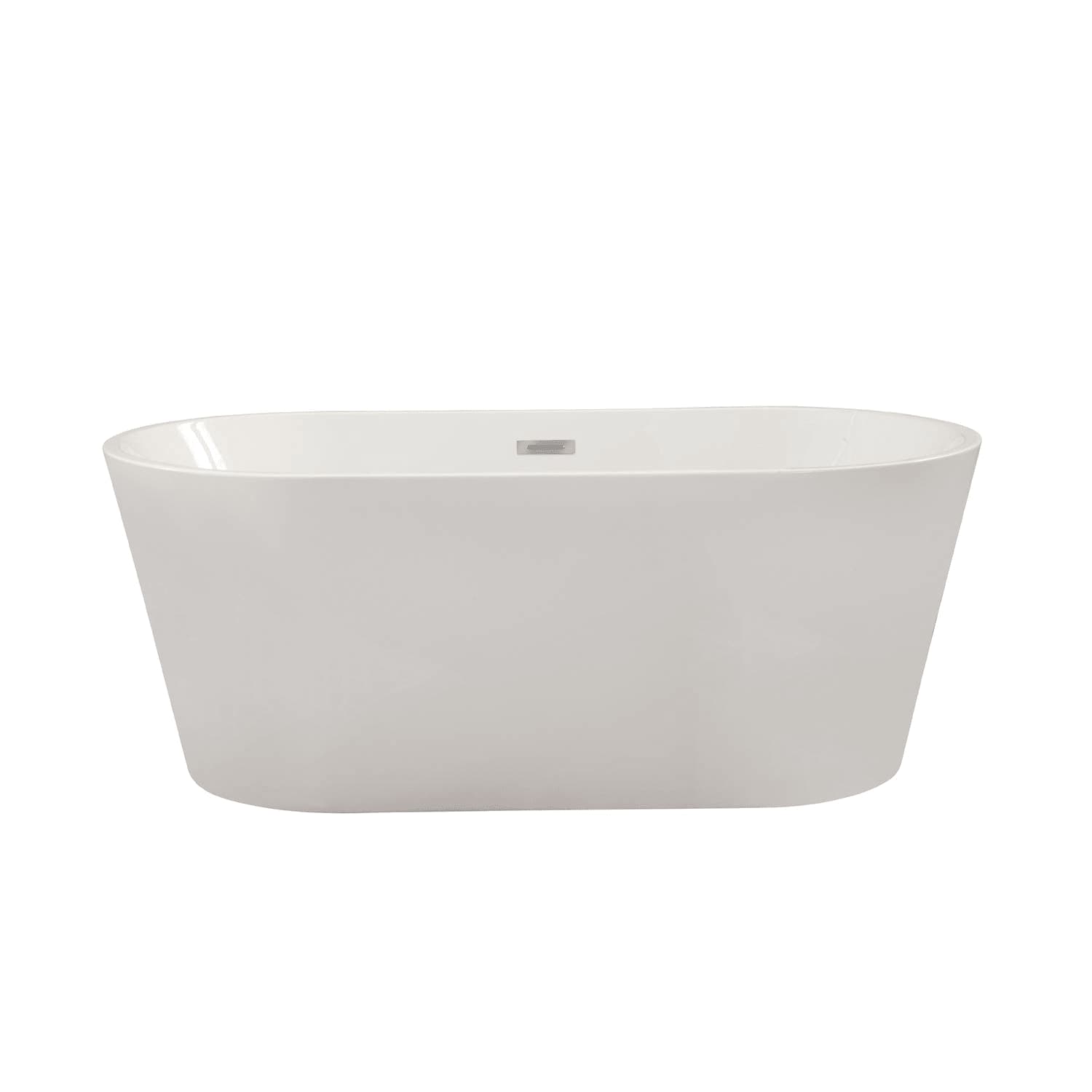 Altair Cielo White Freestanding Oval Acrylic Bathtub - image 1