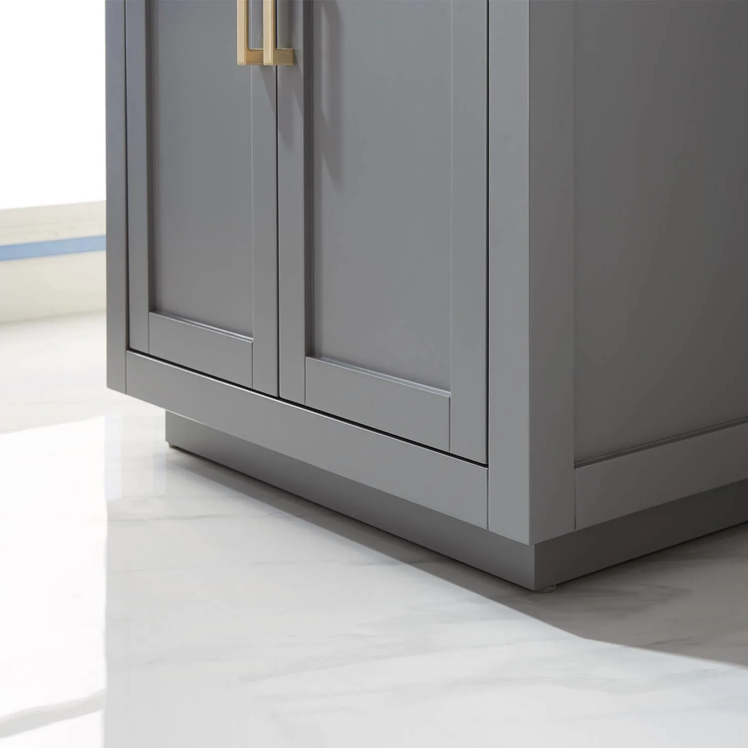 Altair Ivy 30 Inch Solid Plywood White Carrara Single Vanity - image 8