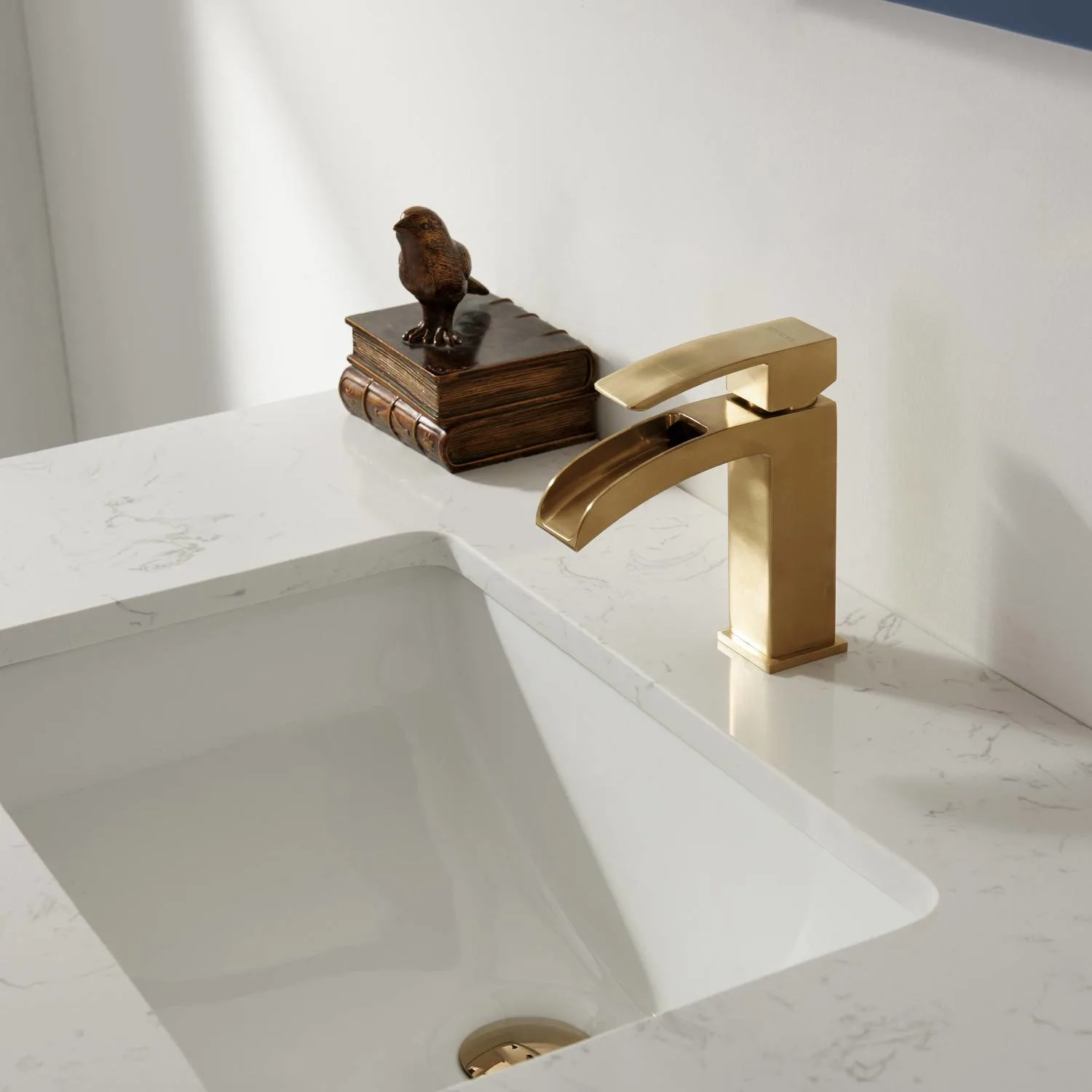 Altair Jackson 36 Inch Solid Plywood White Carrara Stone Single Vanity - image 7
