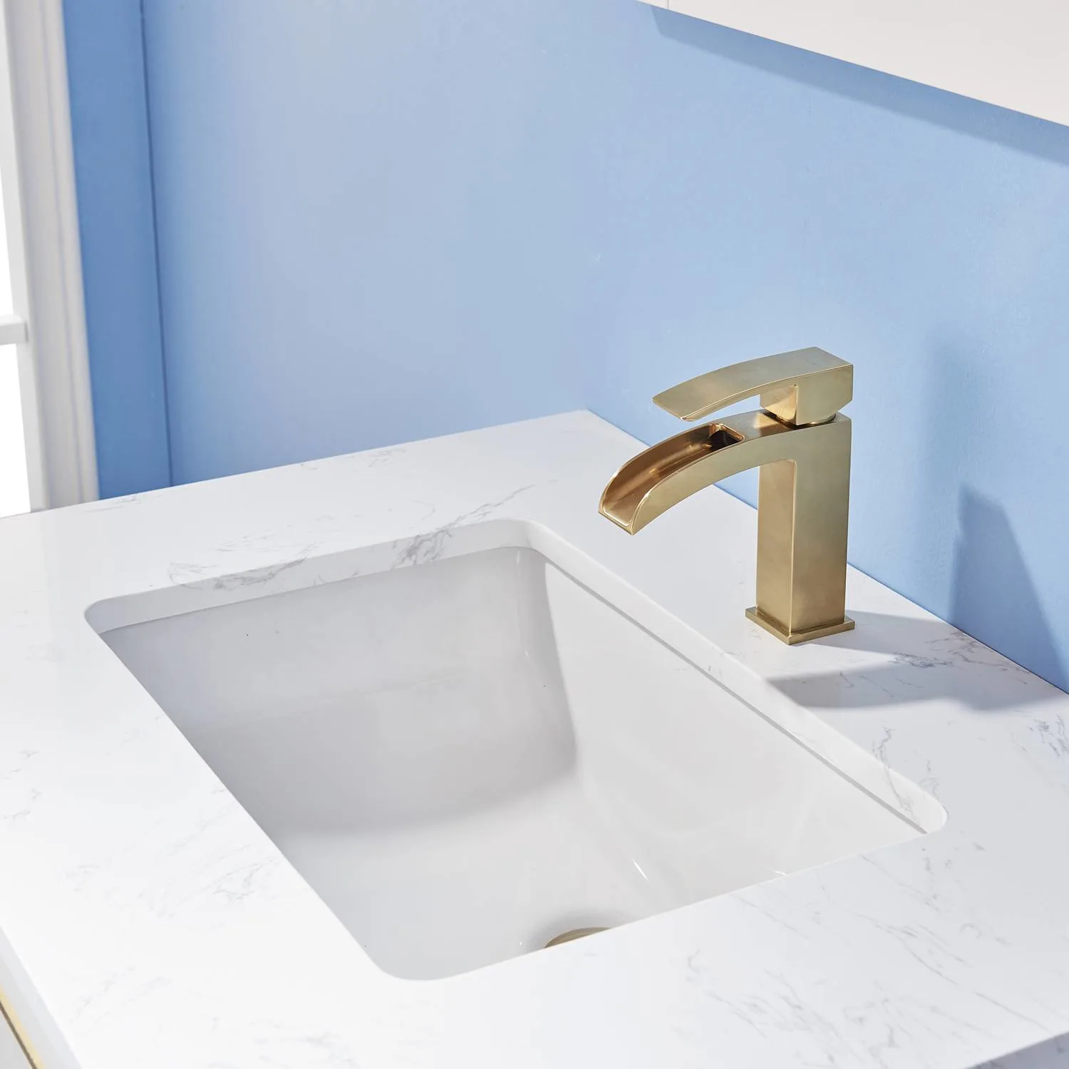 Altair Morgan 30 Inch White Plywood White Carrara Stone Single Vanity - image 10