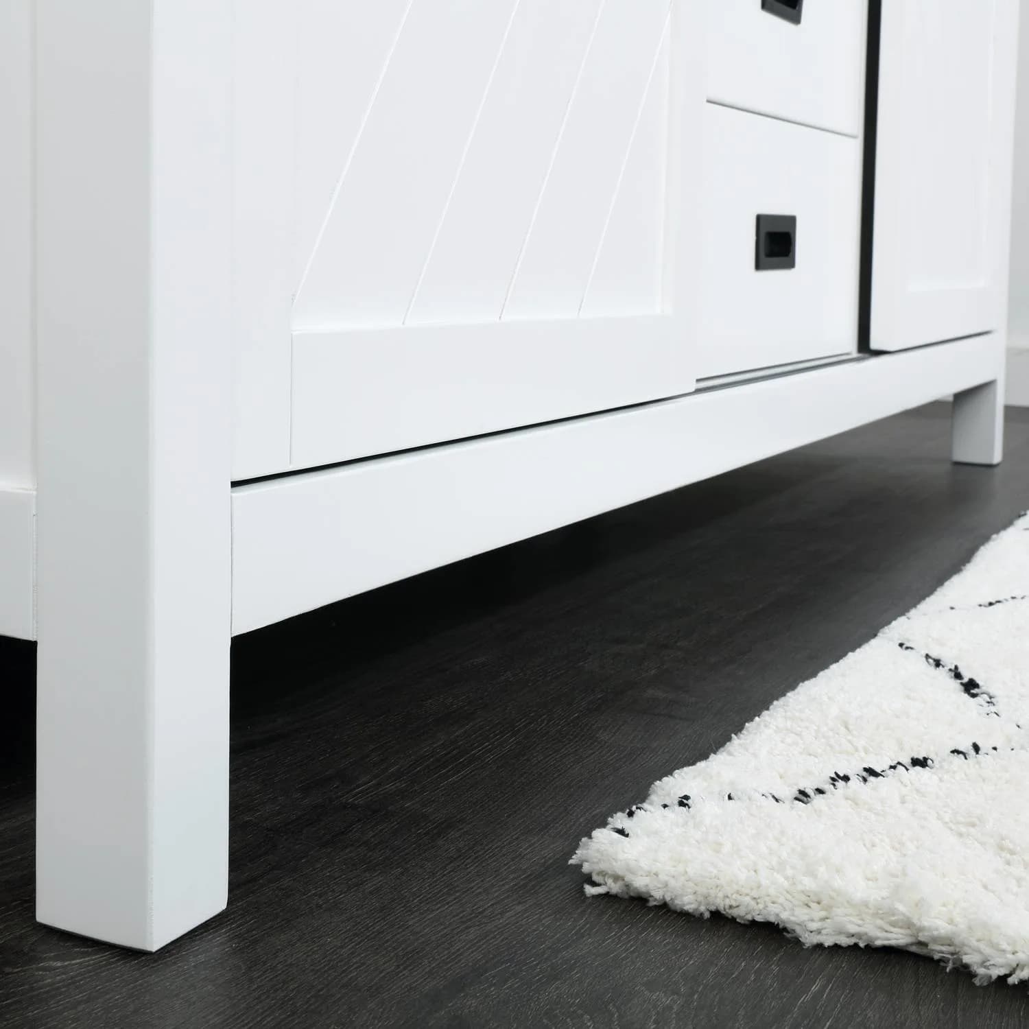 Altair Kinsley 72 Inch White Plywood White Carrara Double Vanity - image 9