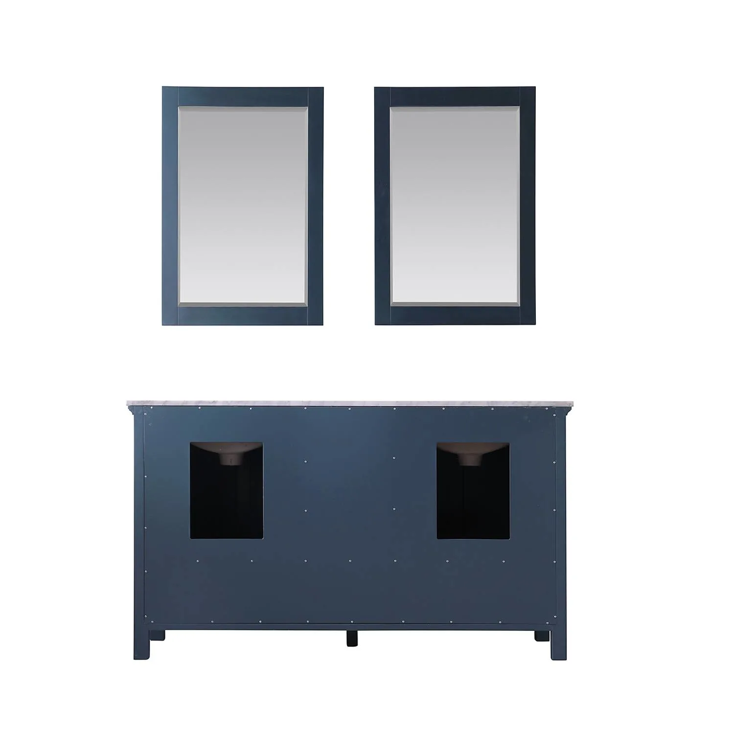 Altair Isla 60 Inch Solid Plywood White Carrara Double Vanity - image 2