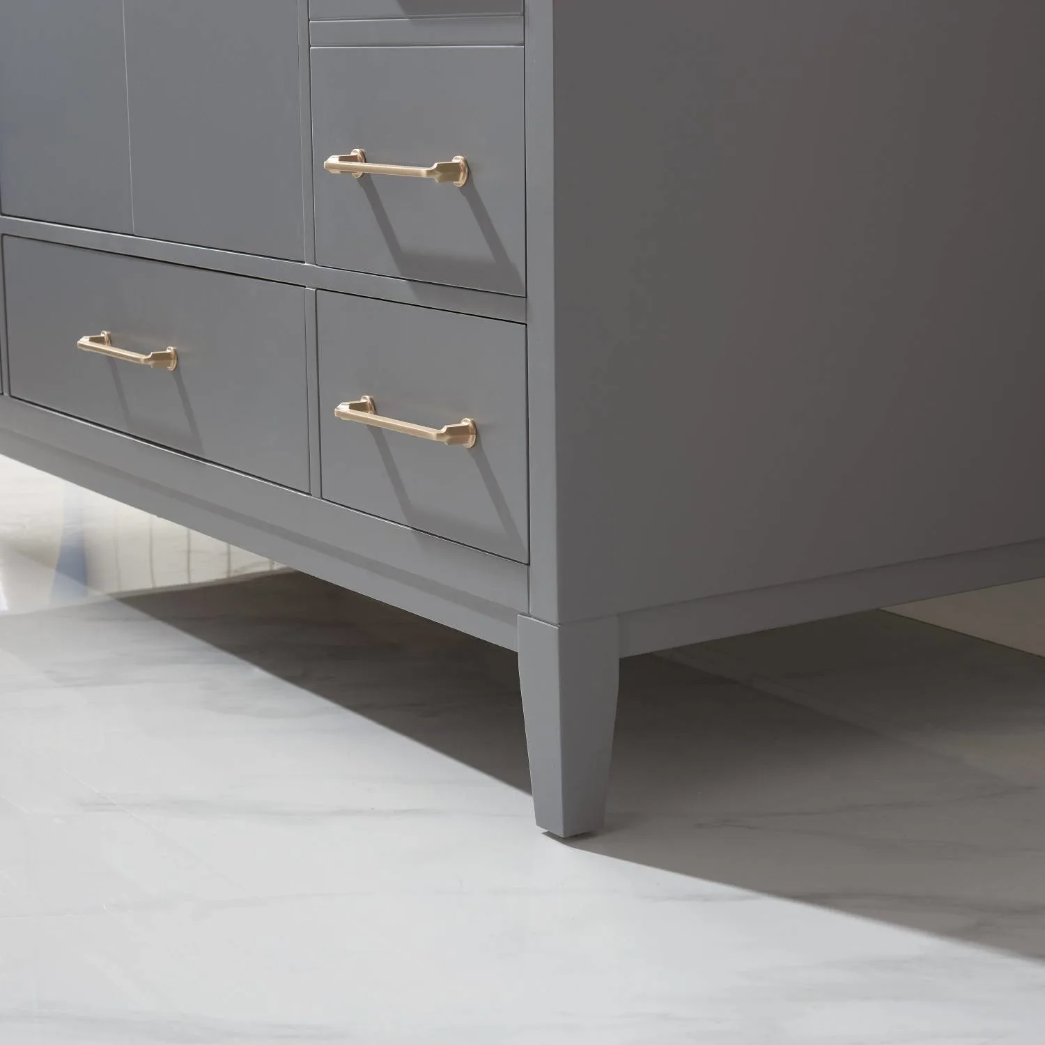 Altair Sutton 48 Inch Solid Plywood White Carrara Single Vanity - image 10