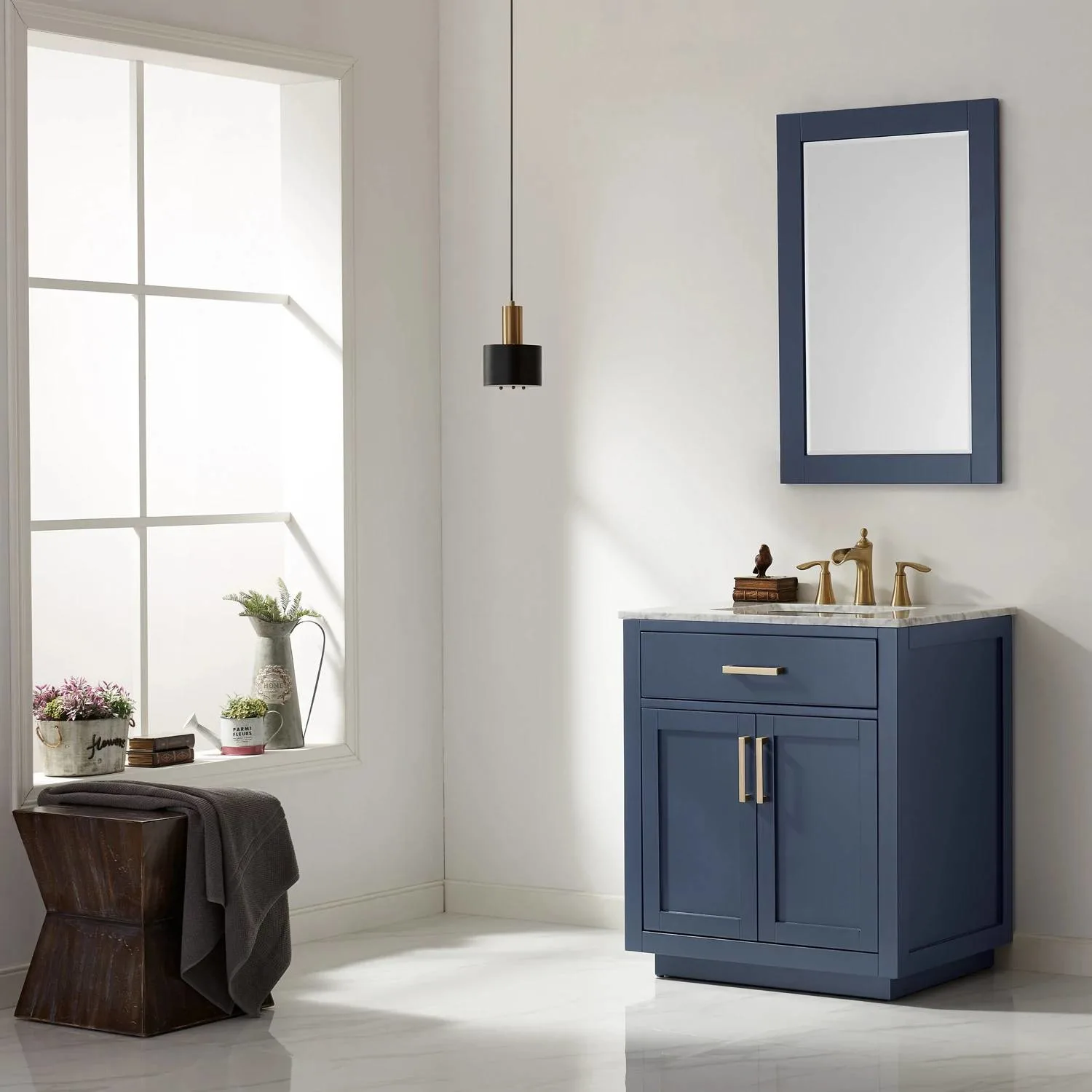 Altair Ivy 30 Inch Solid Plywood No Countertop Single Vanity Cabinet - image 3