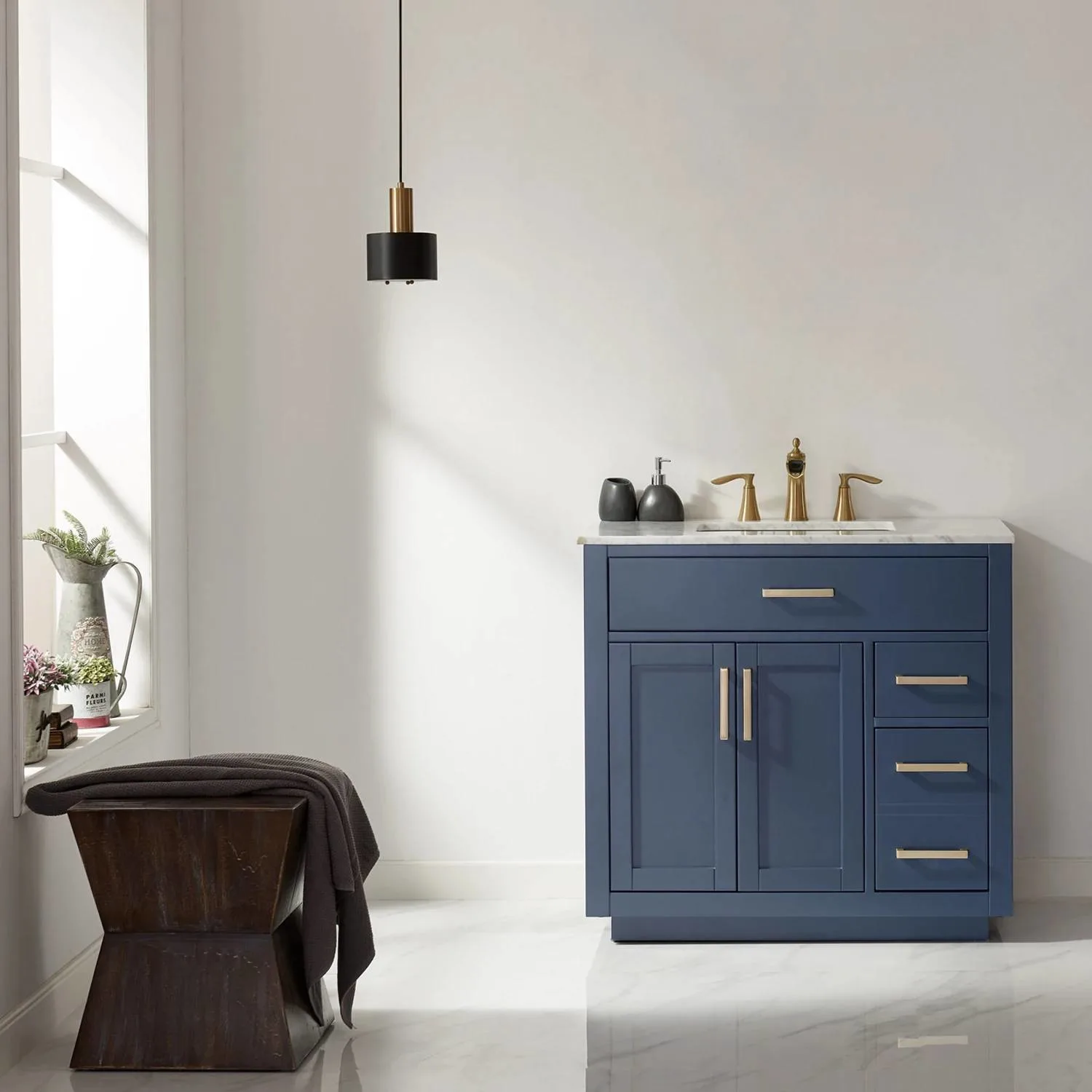 Altair Ivy 36 Inch Solid Plywood No Countertop Single Vanity Cabinet - image 3