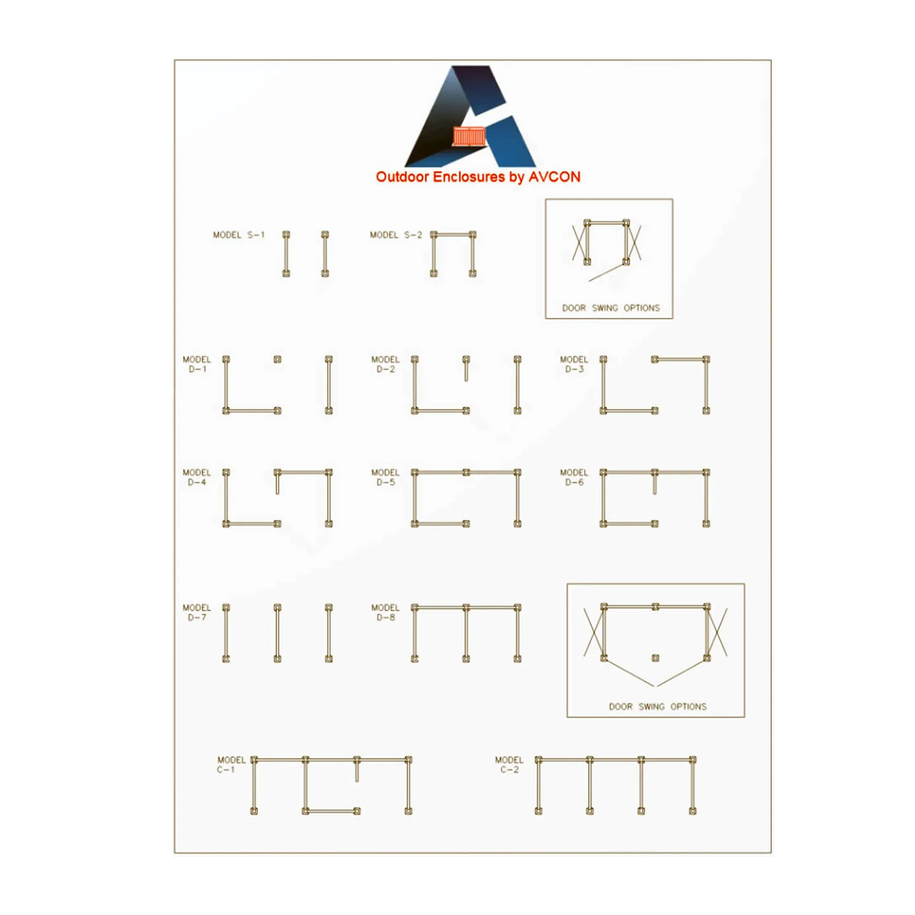 Avcon Cabana 8 Posts 7 Walls Outdoor Shower Enclosure - image 5