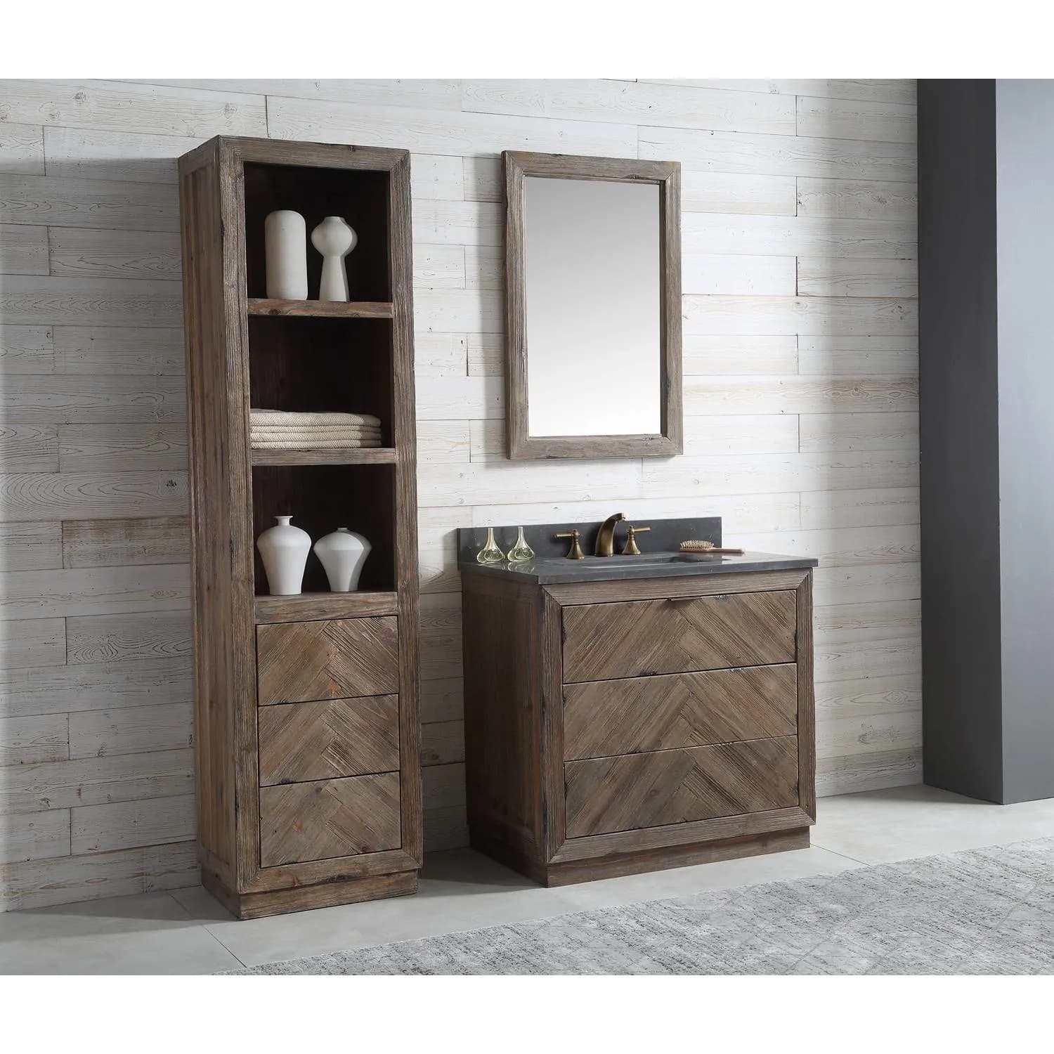 Legion Furniture 36 Inch Moon Stone Top Ceramic Sink Vanity Cabinet - image 10