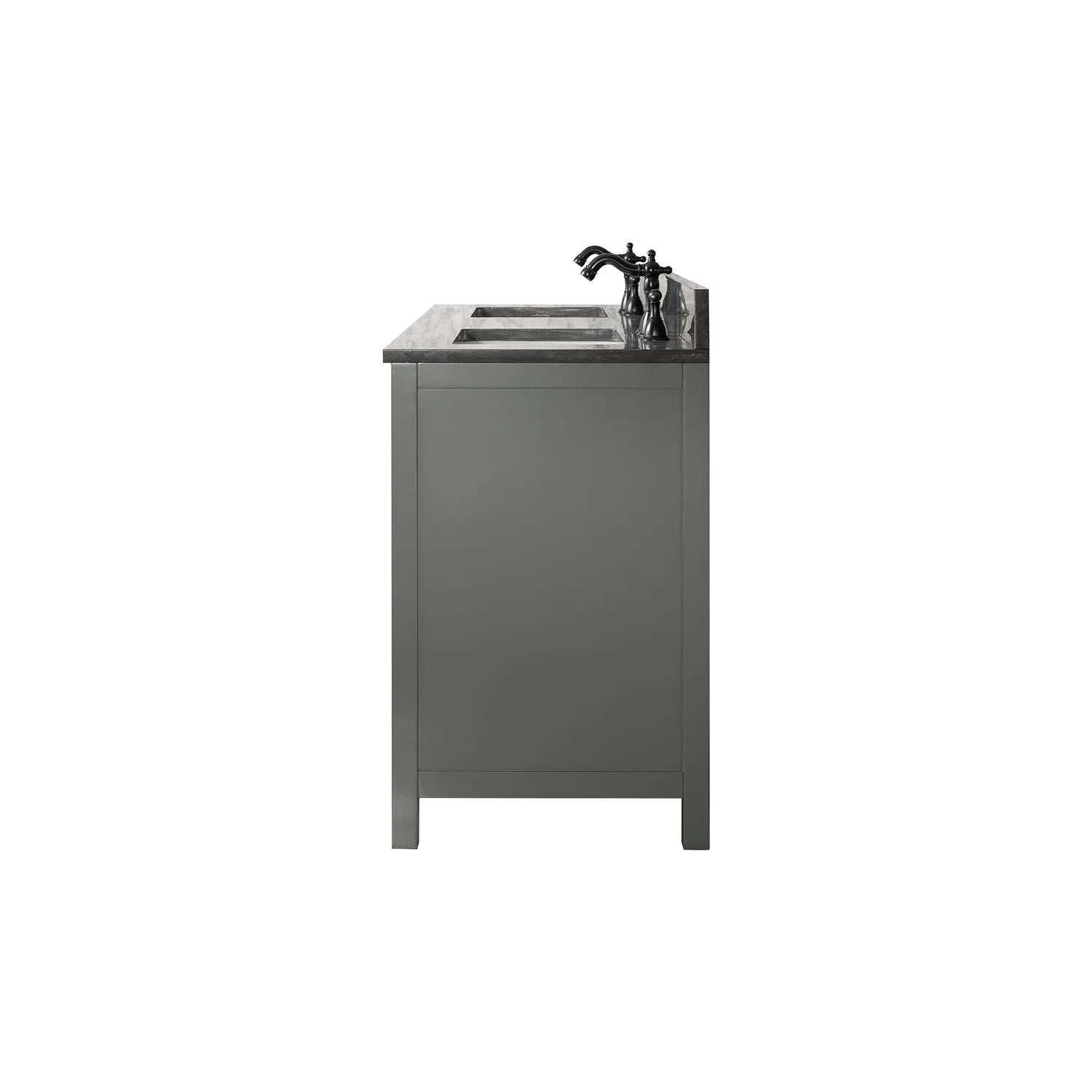 Legion Furniture 60 Inch Blue Lime Stone Top Pewter Green Vanity Cabinet - image 21