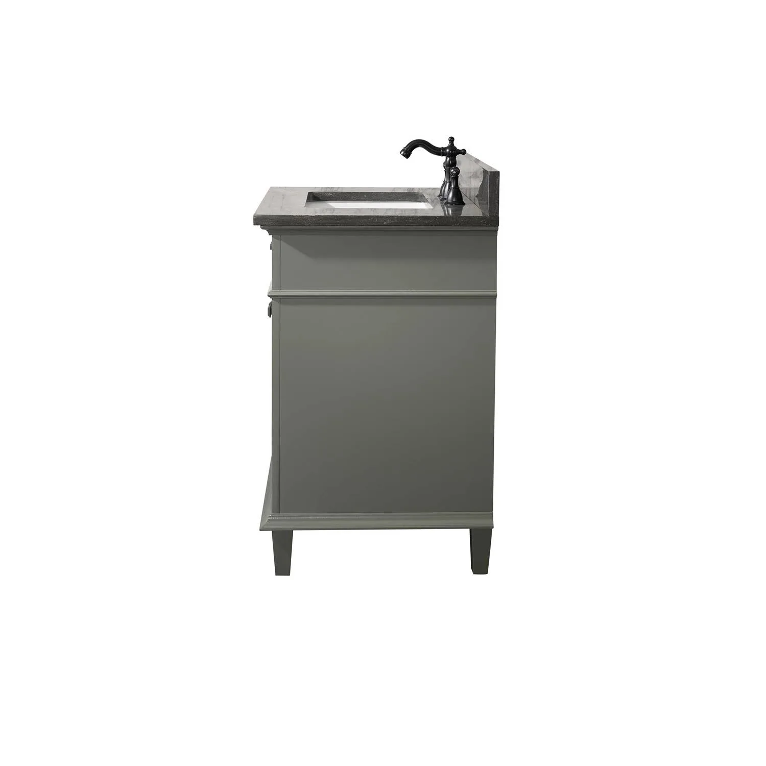 Legion Furniture 30 Inch Blue Lime Stone Top Pewter Green Vanity Cabinet - image 19