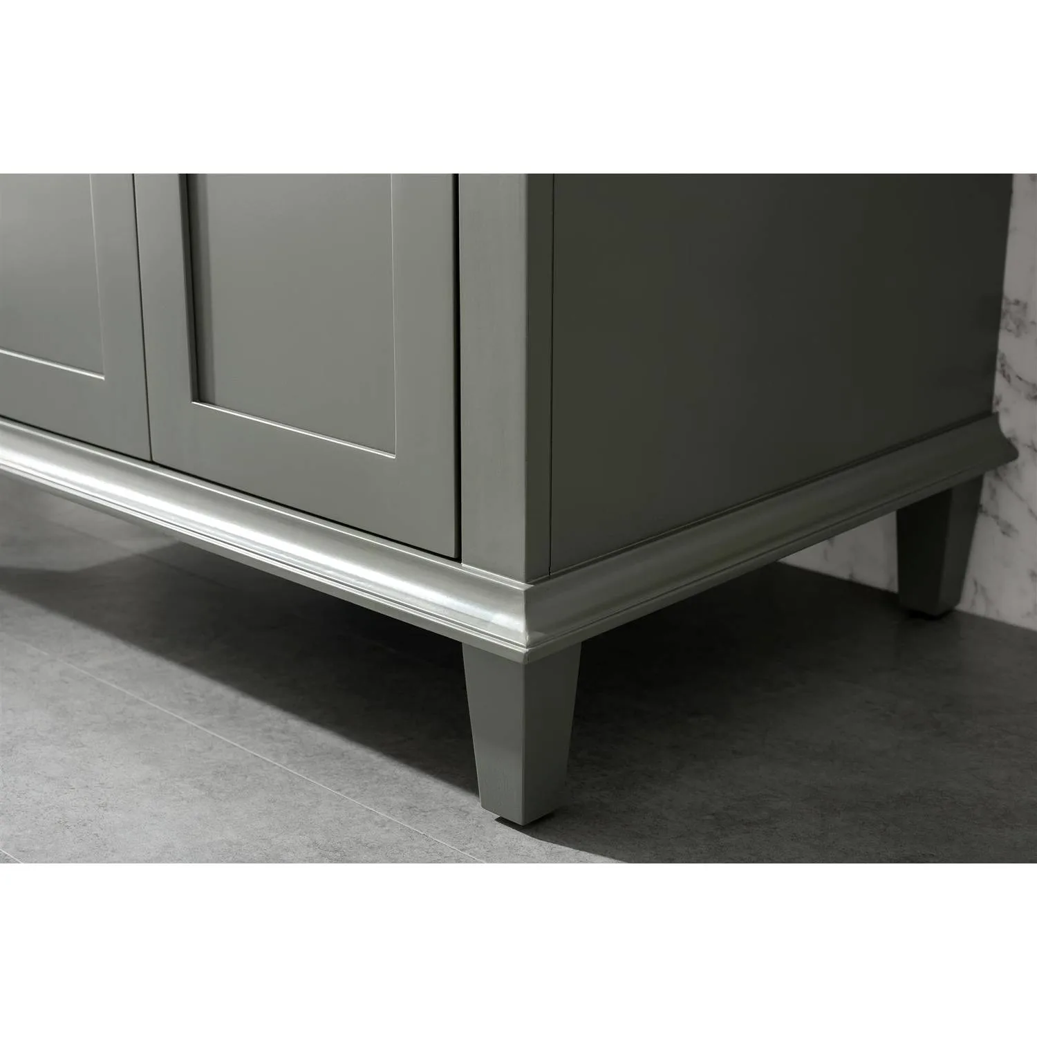 Legion Furniture 30 Inch Blue Lime Stone Top Pewter Green Vanity Cabinet - image 8