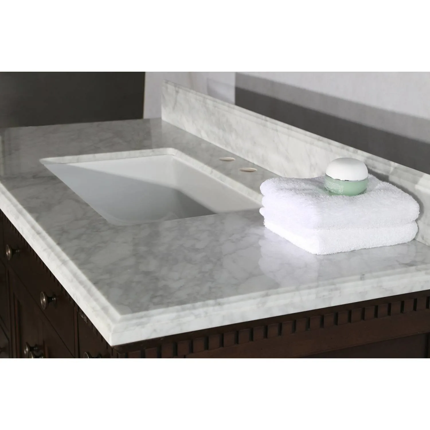 Legion Furniture 36 Inch Carrara White Top Ceramic Sink Vanity Cabinet - image 4