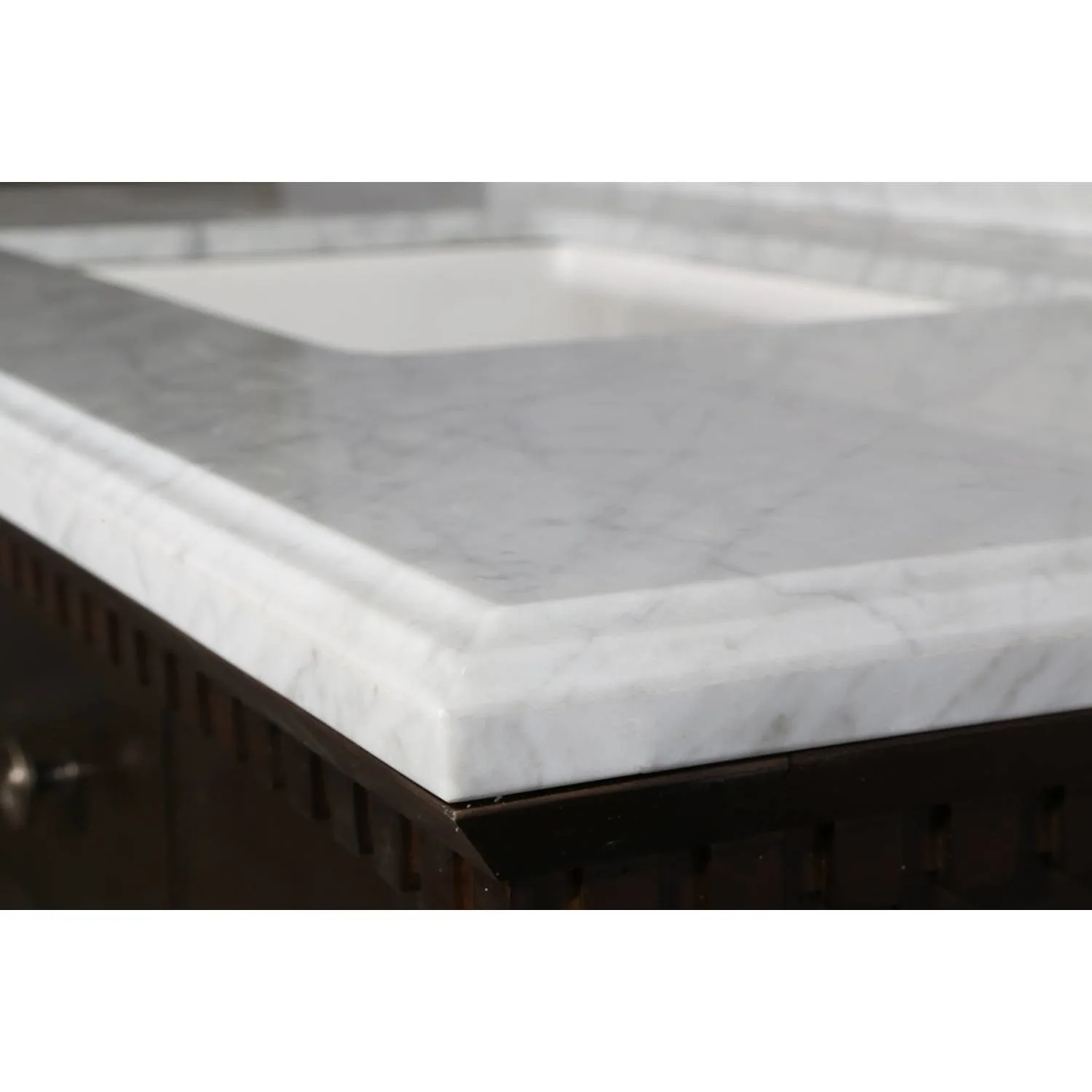 Legion Furniture 48 Inch Carrara White Top Ceramic Sink Vanity Cabinet - image 4