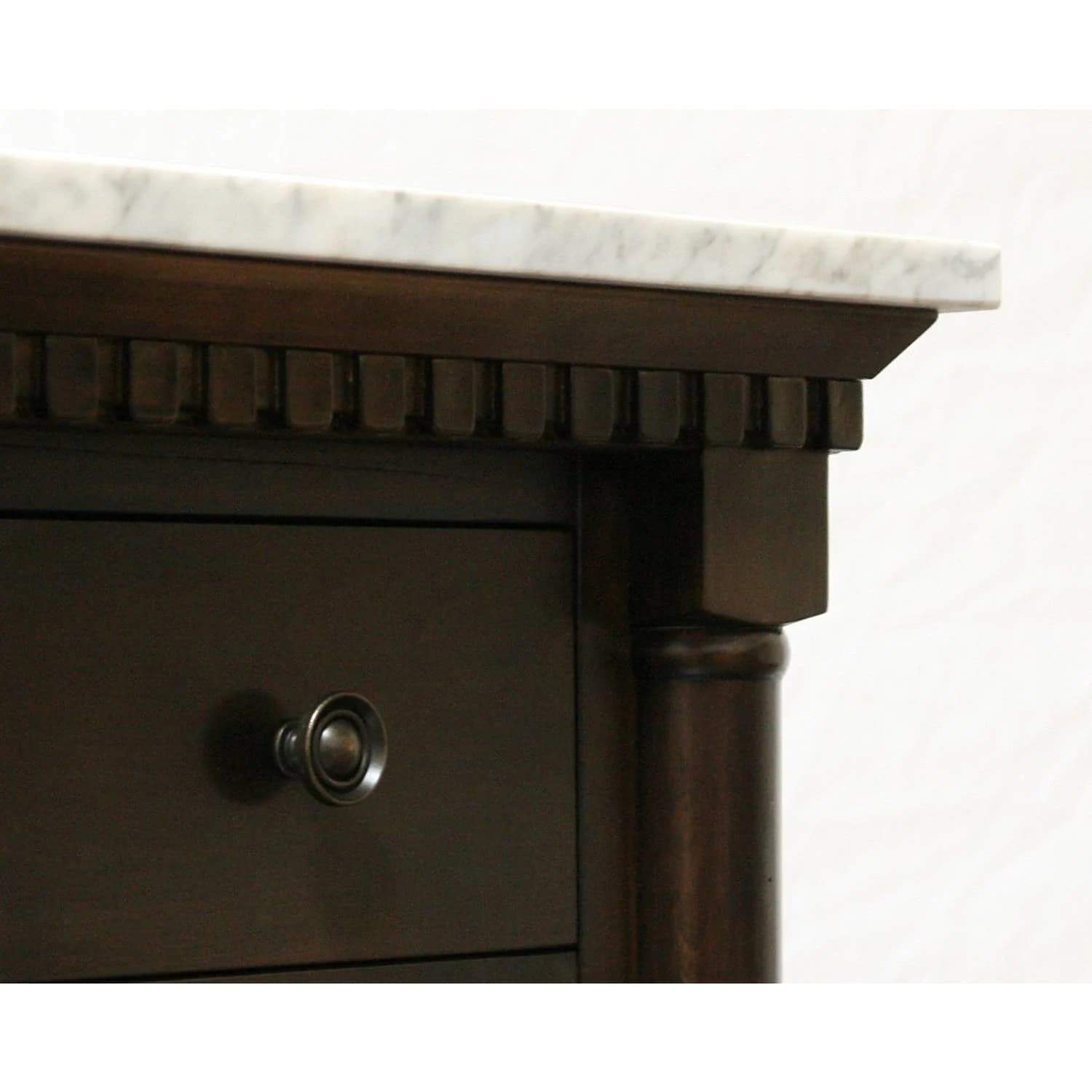 Legion Furniture 60 Inch Carrara White Top Ceramic Sink Vanity Cabinet - image 11