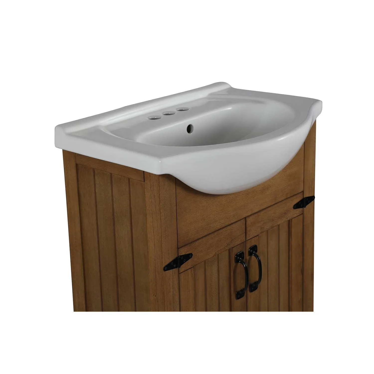 Legion Furniture 24 Inch White Ceramic Top and Sink Vanity Cabinet - image 2