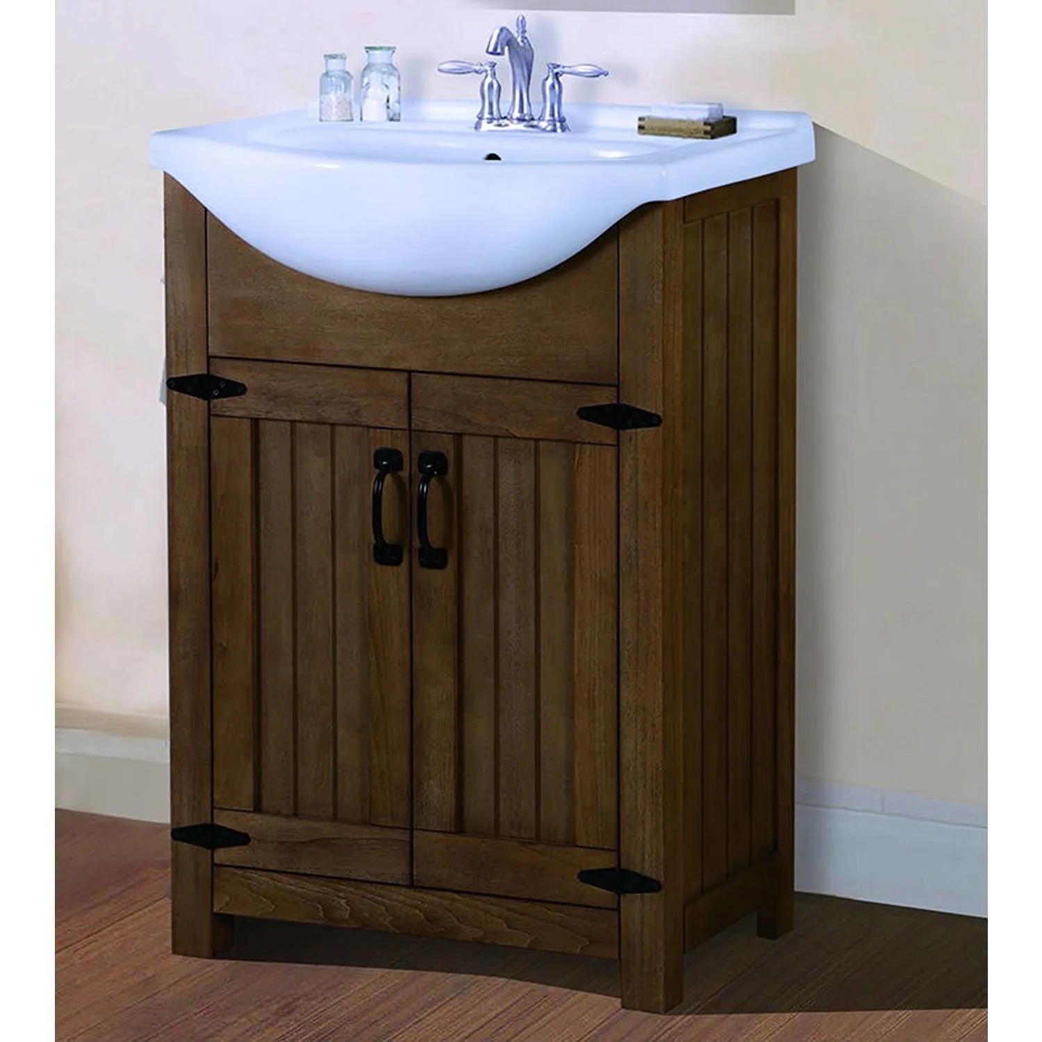 Legion Furniture 24 Inch White Ceramic Top and Sink Vanity Cabinet - image 4