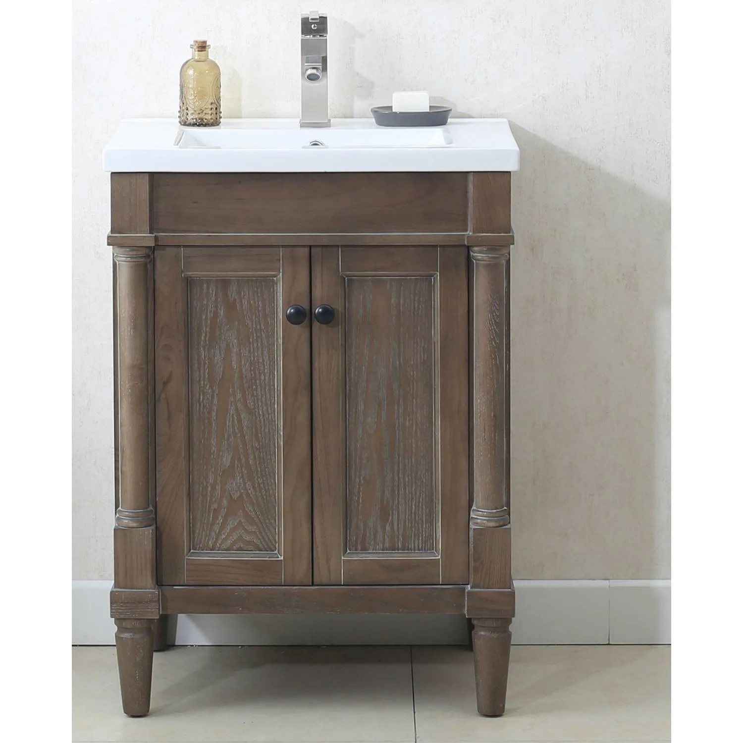 Legion Furniture 24 Inch White Porcelain Top and Sink Vanity Cabinet - image 8