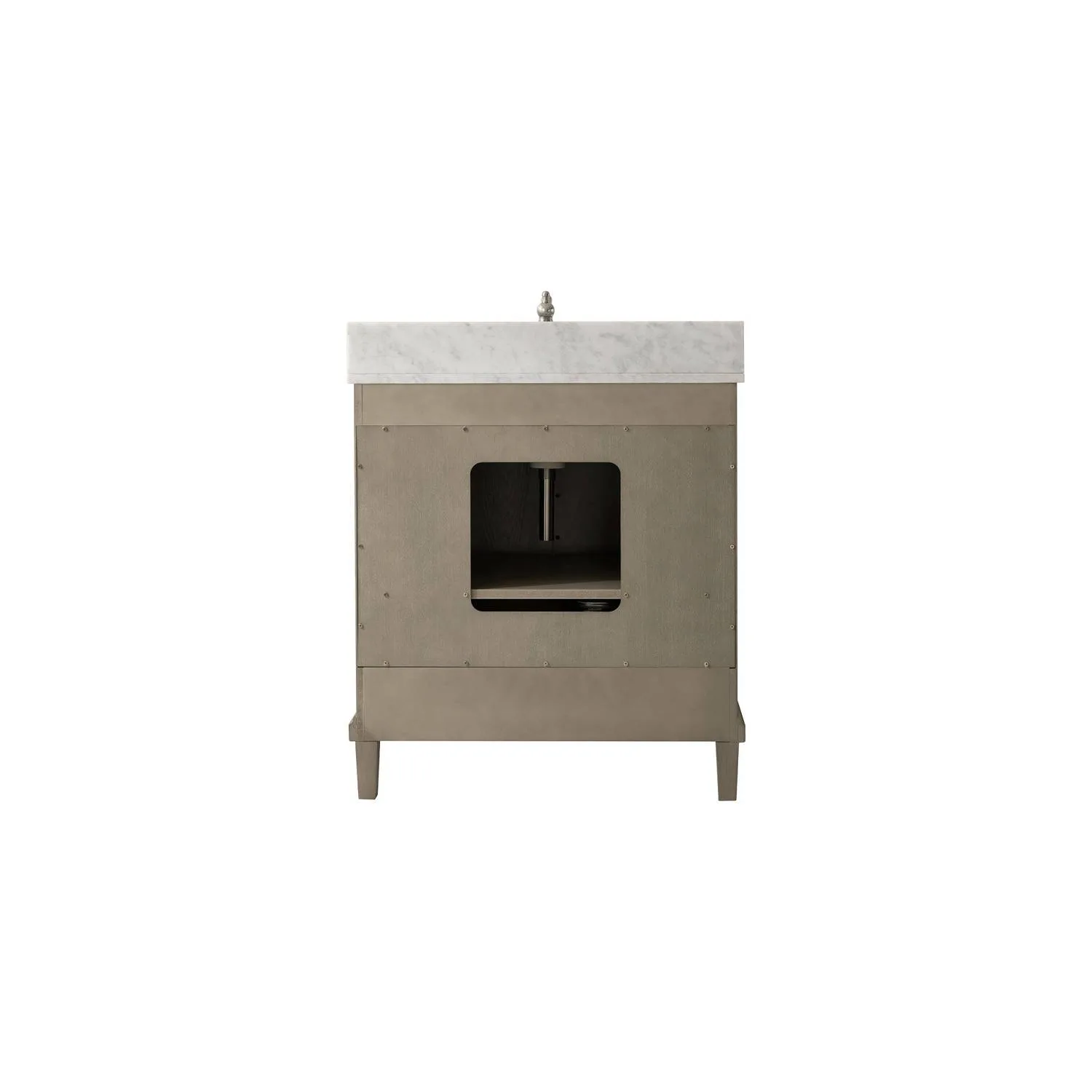 Legion Furniture 30 Inch Carrara White Top Ceramic Sink Vanity Cabinet - image 2