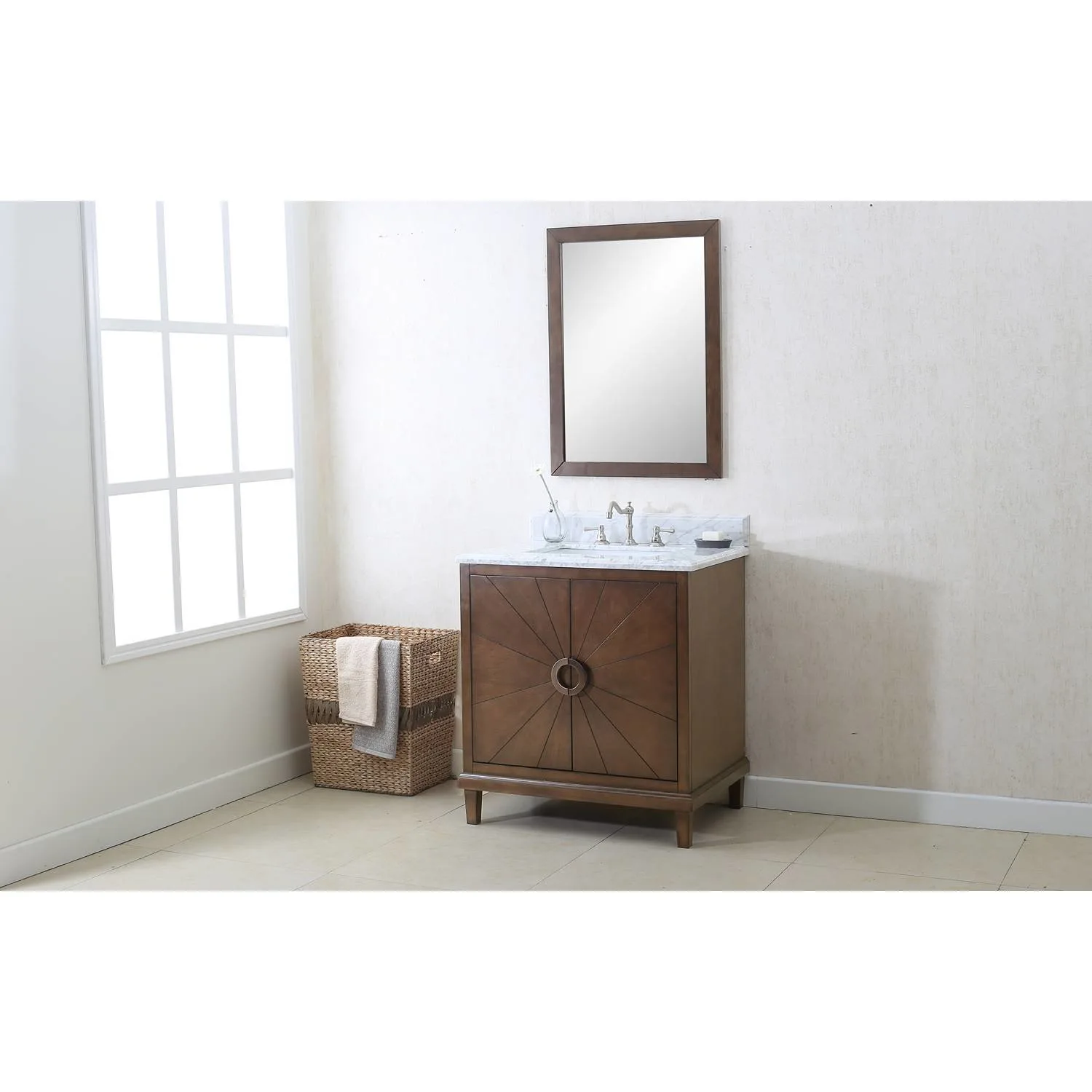 Legion Furniture 30 Inch Carrara White Top Ceramic Sink Vanity Cabinet - image 12
