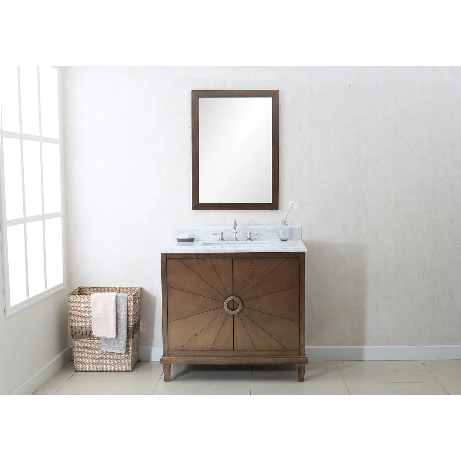 Legion Furniture 36 Inch Carrara White Top Ceramic Sink Vanity Cabinet - image 3
