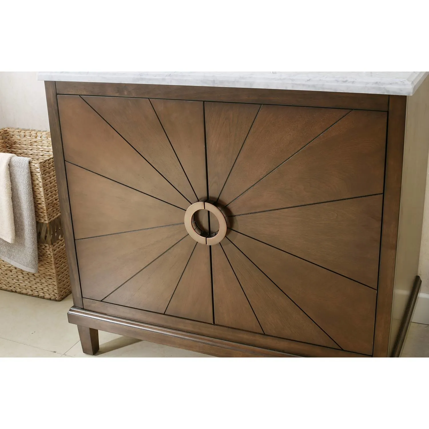 Legion Furniture 36 Inch Carrara White Top Ceramic Sink Vanity Cabinet - image 4